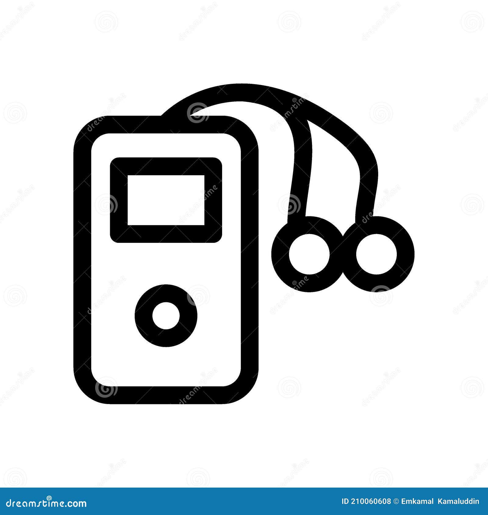 ipod clipart black and white