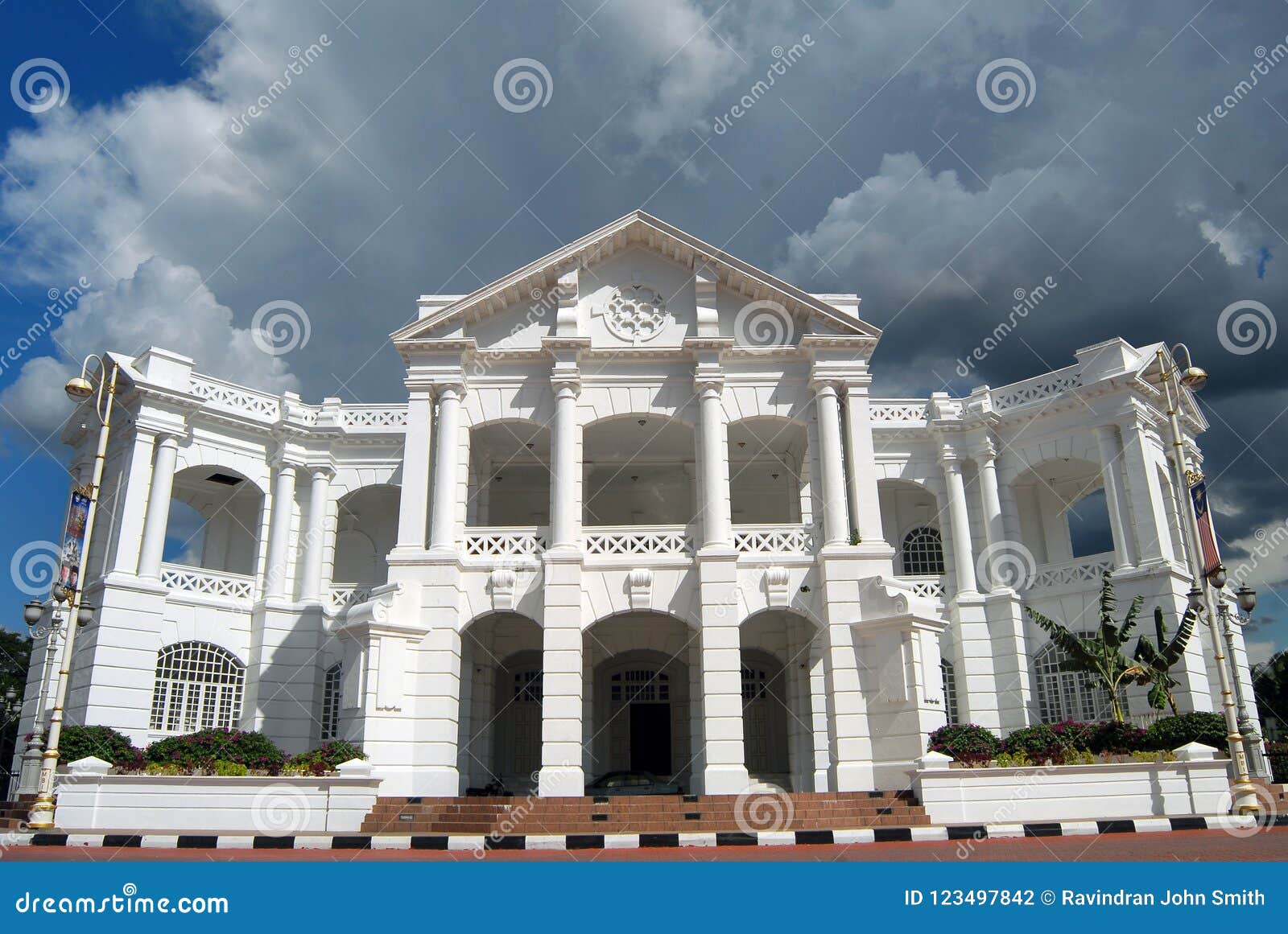 Ipoh Town Hall editorial photography. Image of hall - 123497842