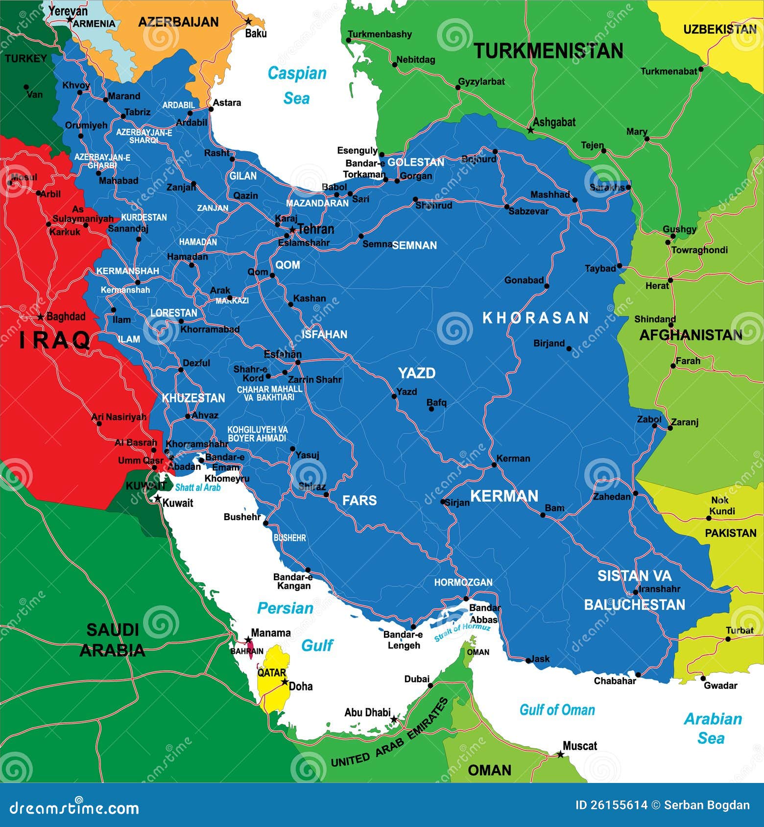 khorramshahr map