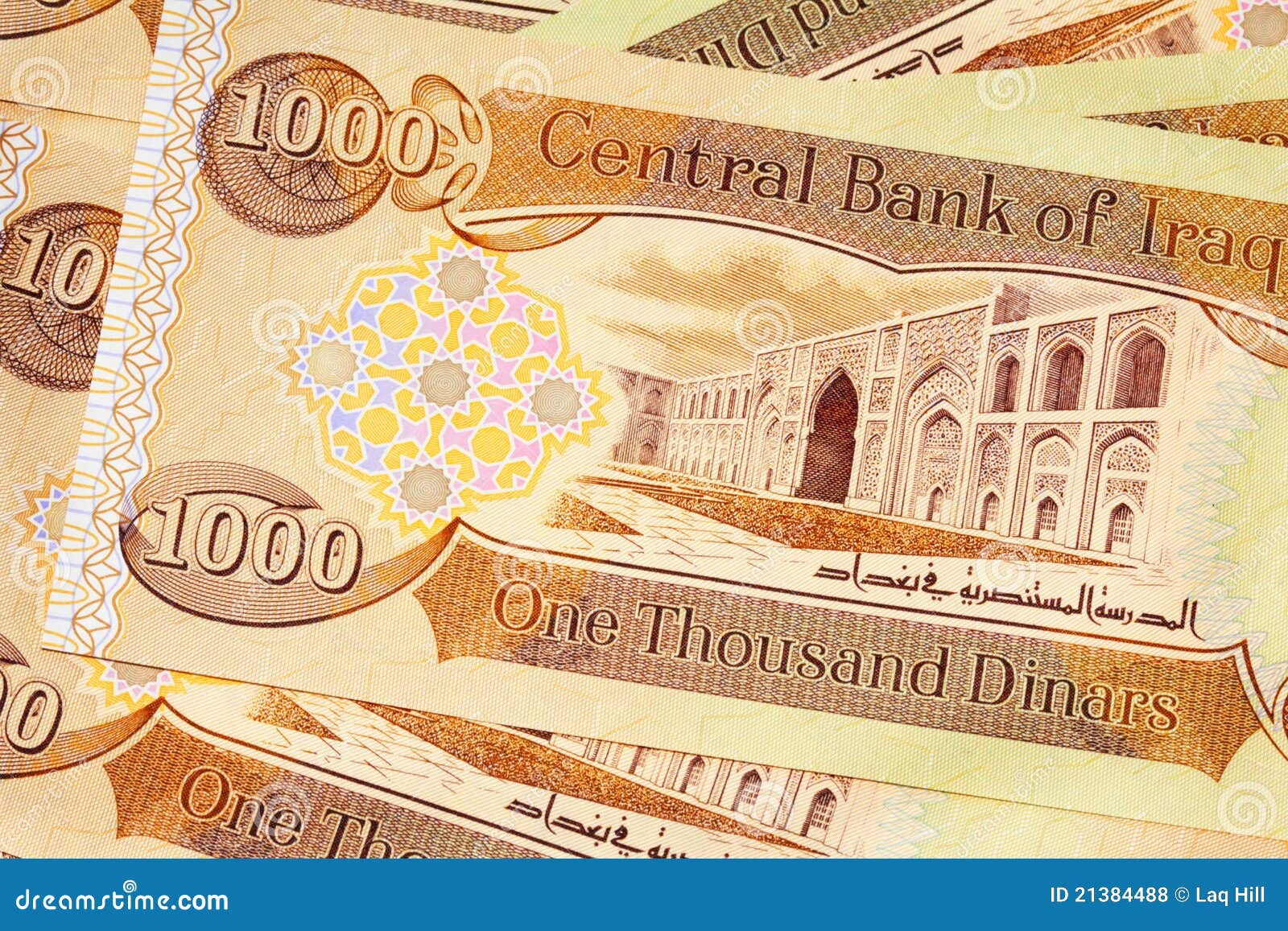 iraq 1000 dinar notes cbi