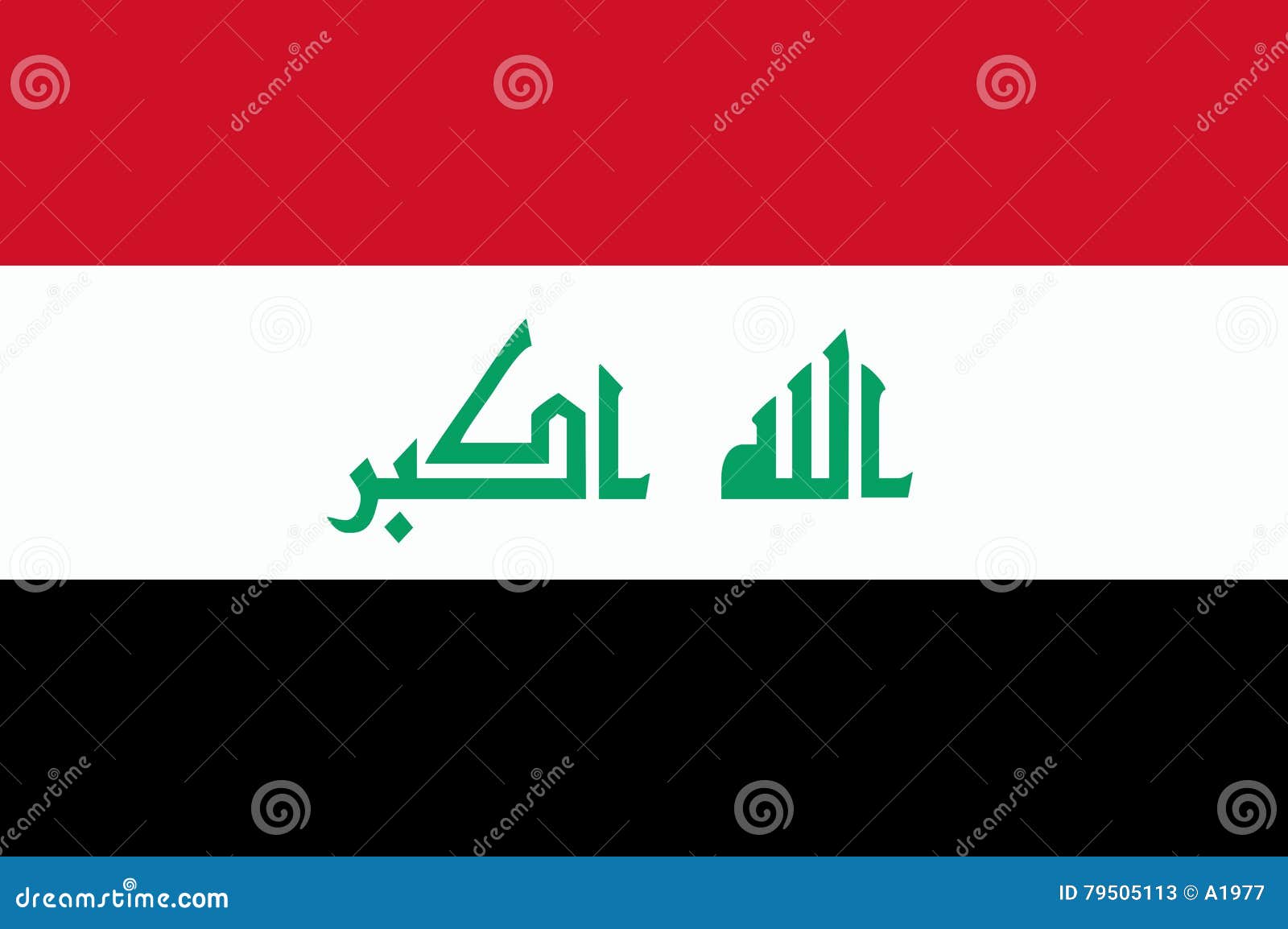 Download Iraqi flag stock vector. Illustration of icon, flag ...