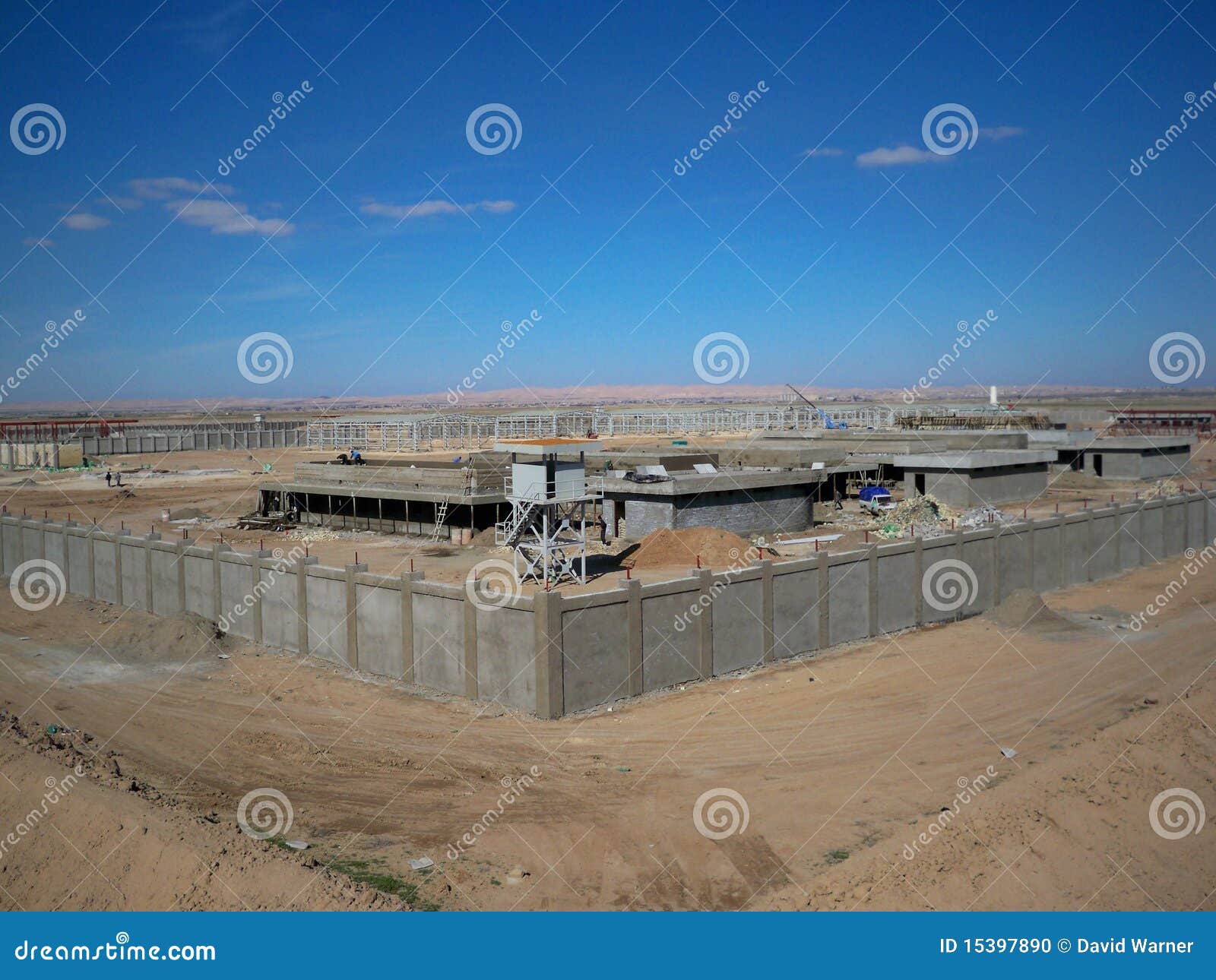 Iraqi job site stock photo. Image of iraq, compound, reconstruction