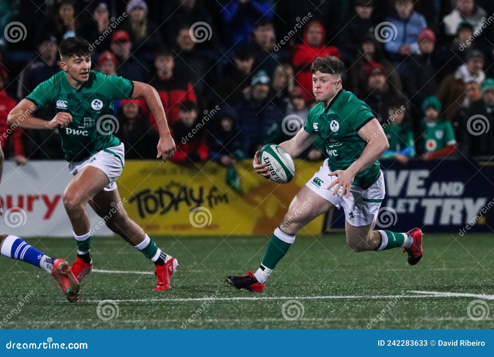 Ireland Vs Italy Under 20 Six Nations Match at Musgrave Park, Ireland Editorial Stock Photo
