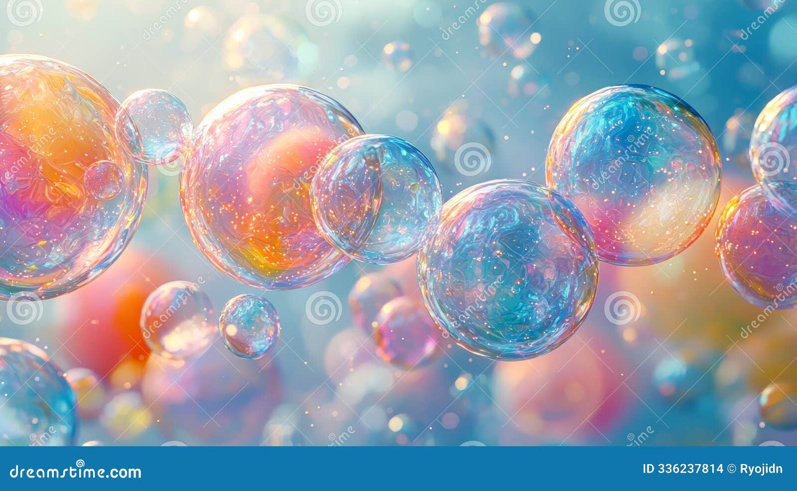 Iridescent Bubbles stock illustration. Illustration of fantasy - 336237814, image size:1600x987