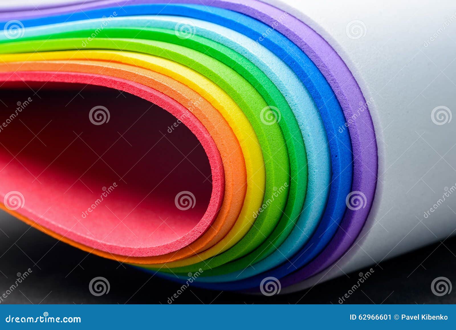 Iridescent Colors of Cellular Rubber Stock Image - Image of light ...