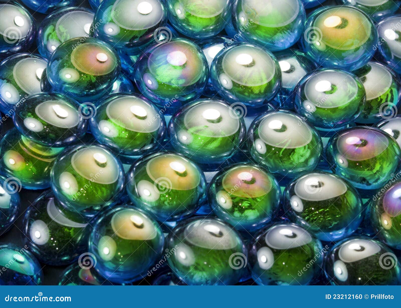 Iridescent glass beads stock photo. Image of deco, descriptive 23212160