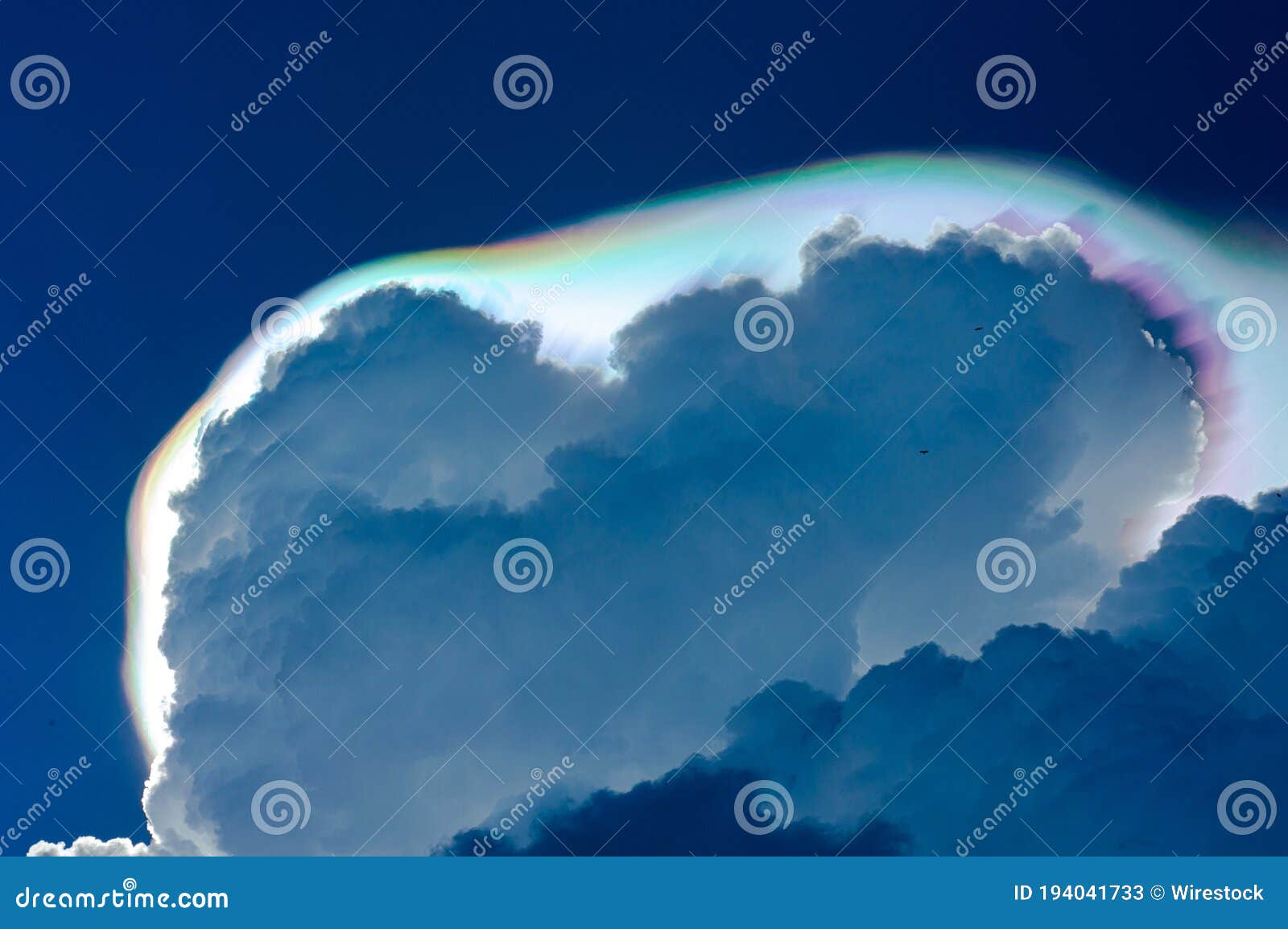 iridescents clouds in the sky 2