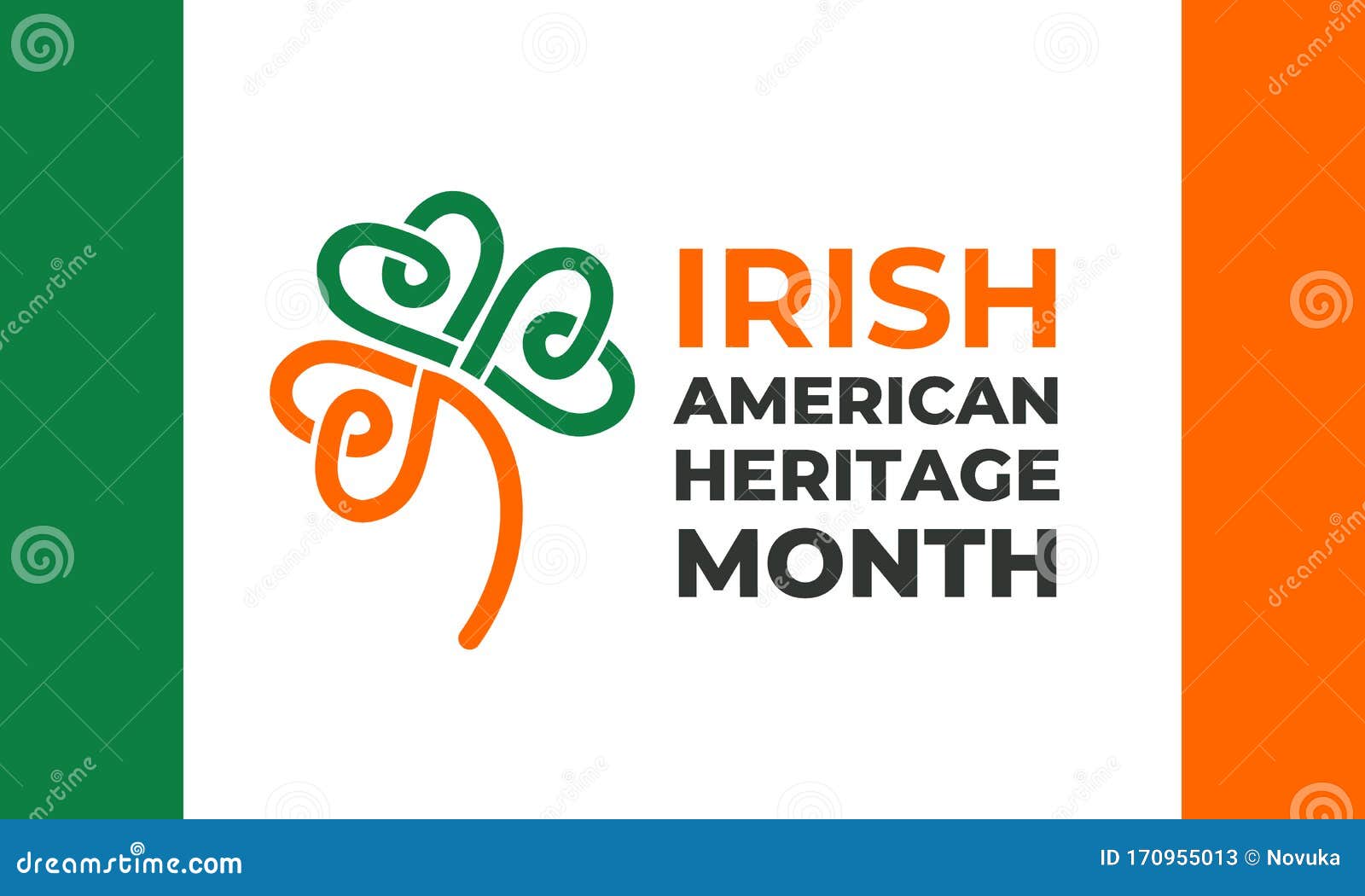 Download Irish-American Heritage Month Vector Illustration, Colors ...