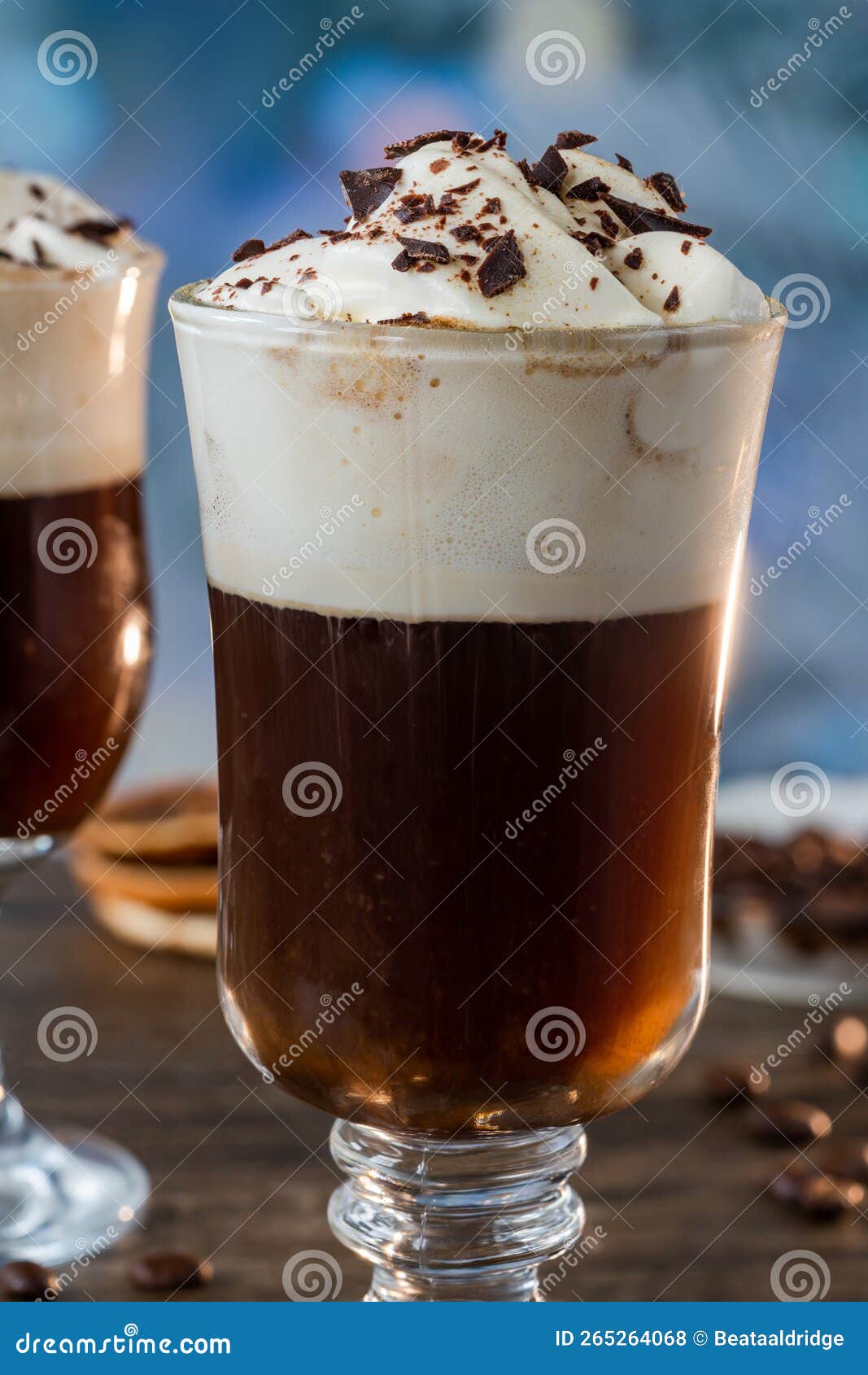 Irish coffee stock photo. Image of milk, beans, beverage 265264068