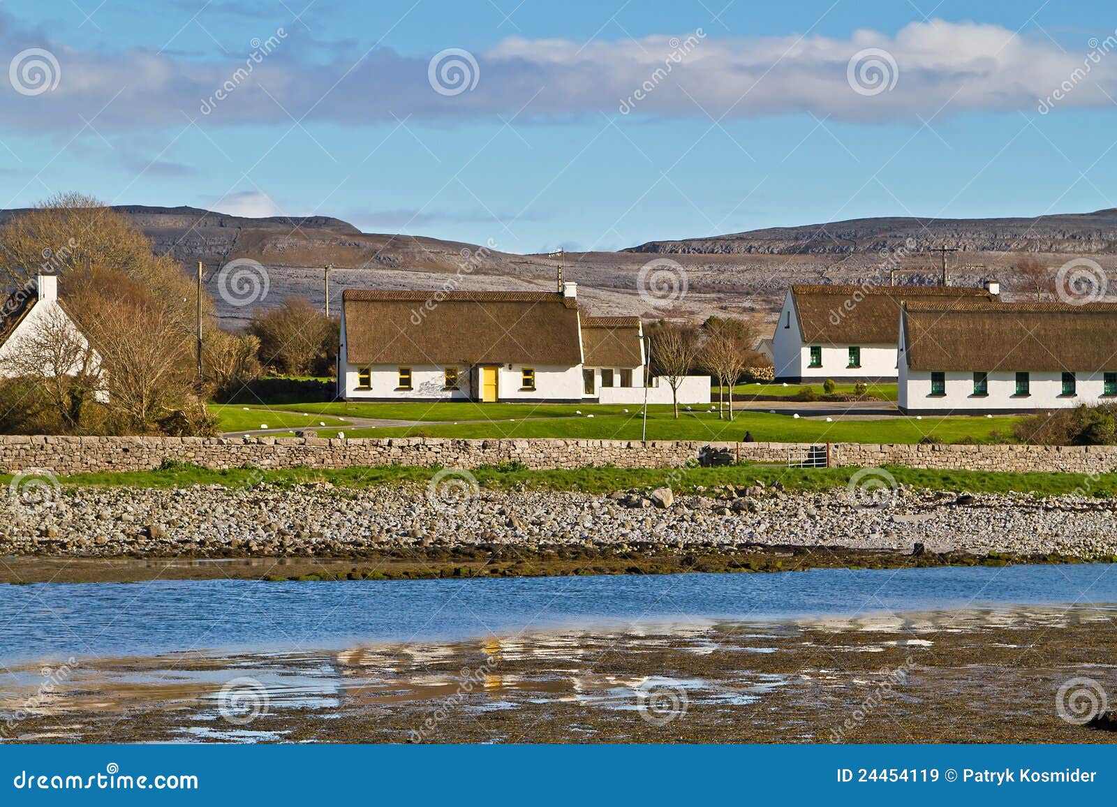 Irish Cottage Houses in Burren Stock Image Image of gaelic, cottage
