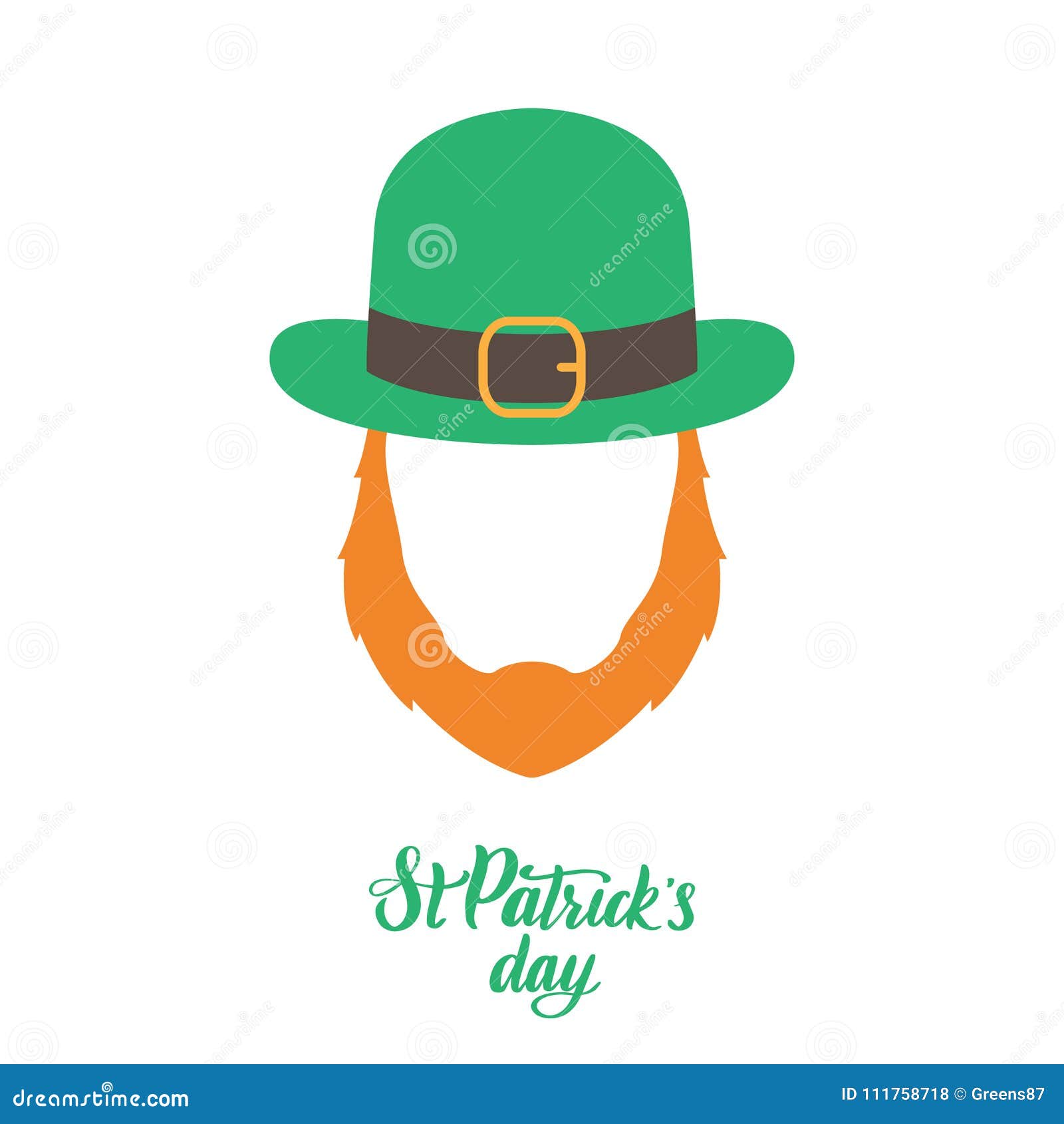 red beard clipart