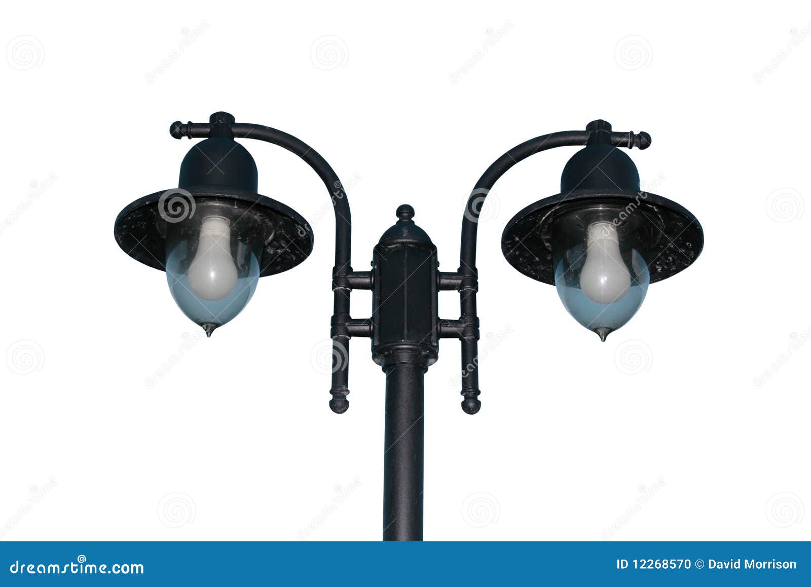 Irish Lamppost Street Lighting Cutout Stock Photo Image of ornate