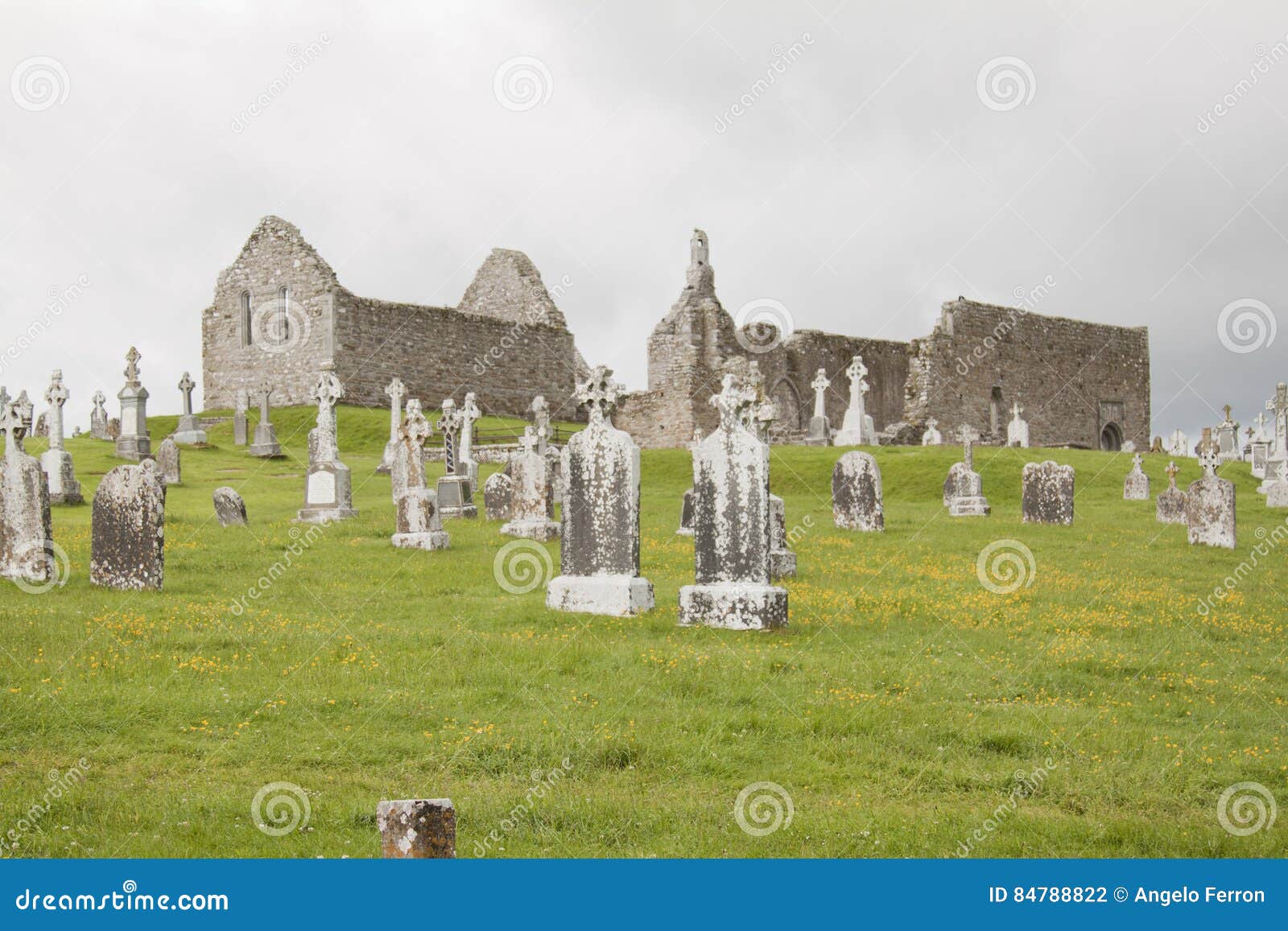 Irish landscape stock photo. Image of house, poetry, destruction - 84788822