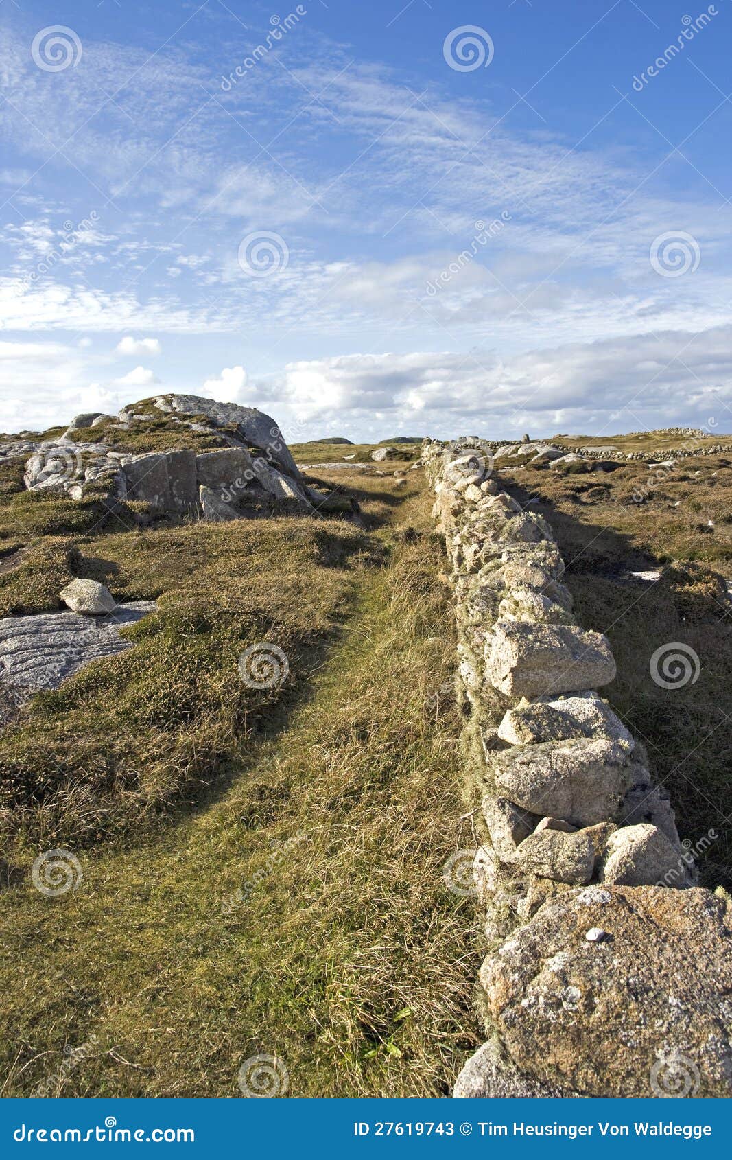 Irish stonewall stock image. Image of connemora, northern 27619743
