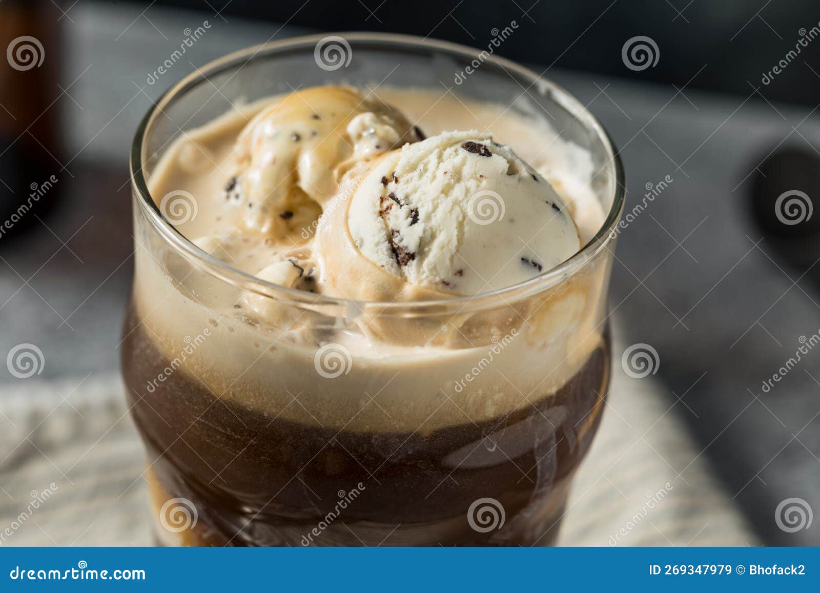 Irish Stout Ice Cream Float Stock Image Image of froth, cold 269347979