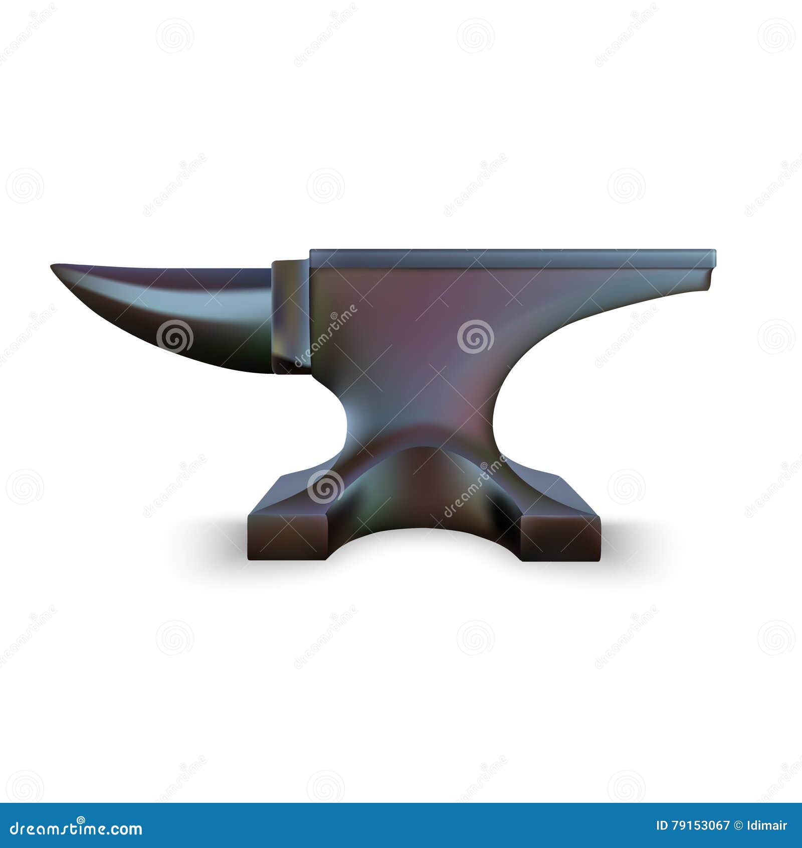 Malleable Iron, Discovered By Archaeologists, Vintage Engraving Vector