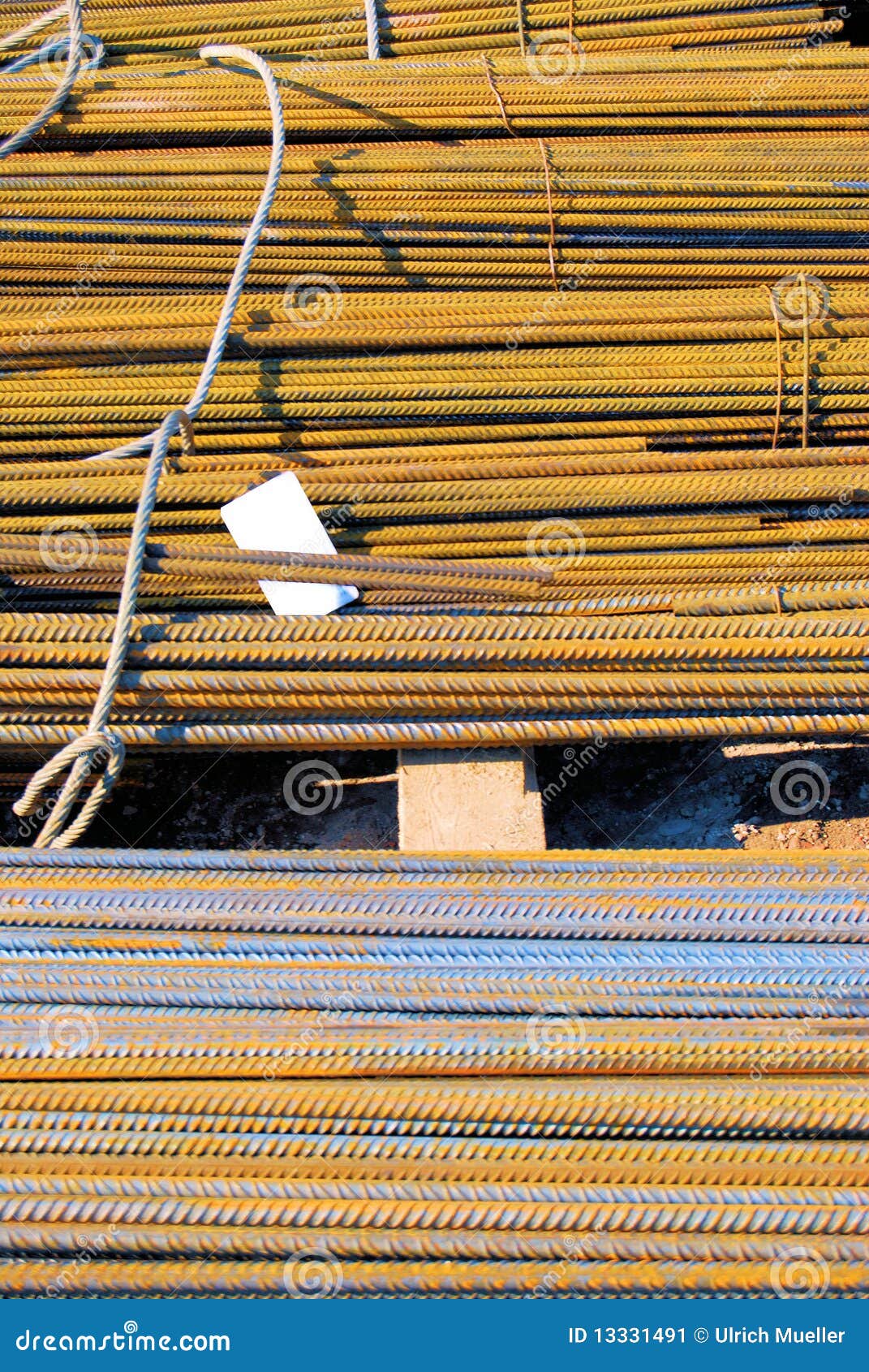 Iron bar stock image. Image of iron, core, rusty, brown 13331491