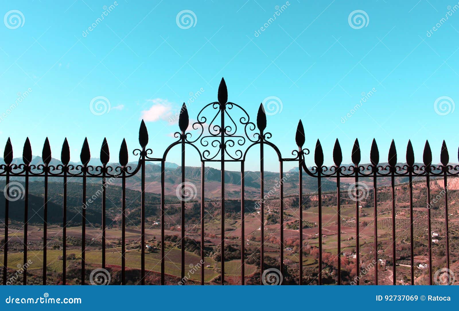 Iron bars door stock image. Image of closed, bars, entrance 92737069