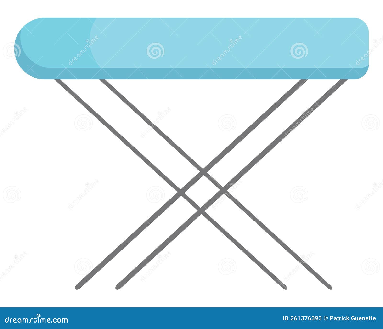 Iron board, icon stock vector. Illustration of house 261376393