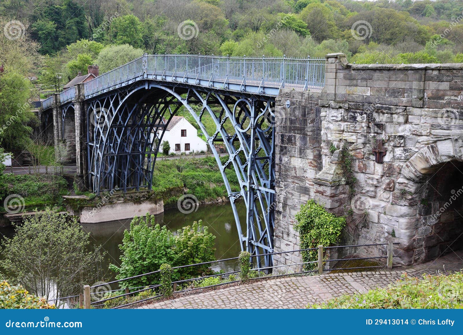 The Iron Bridge in Shropshire, UK Stock Photo Image of europe