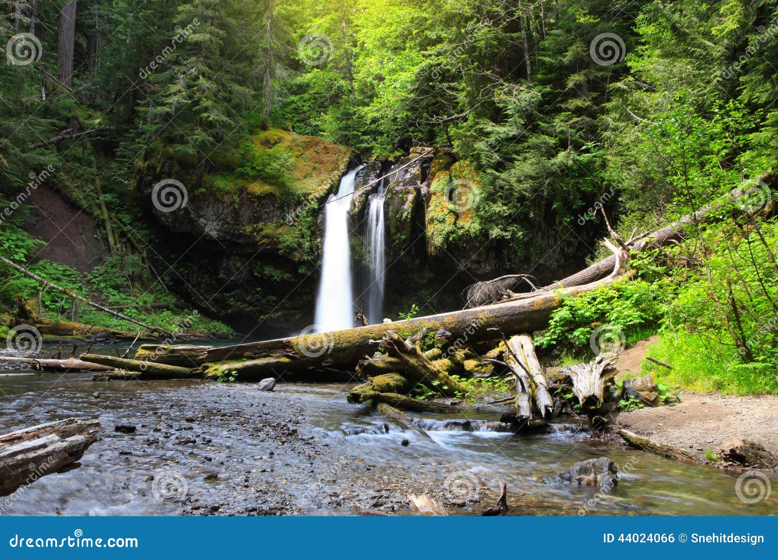 Iron creek water falls stock photo. Image of stones, erosion 44024066