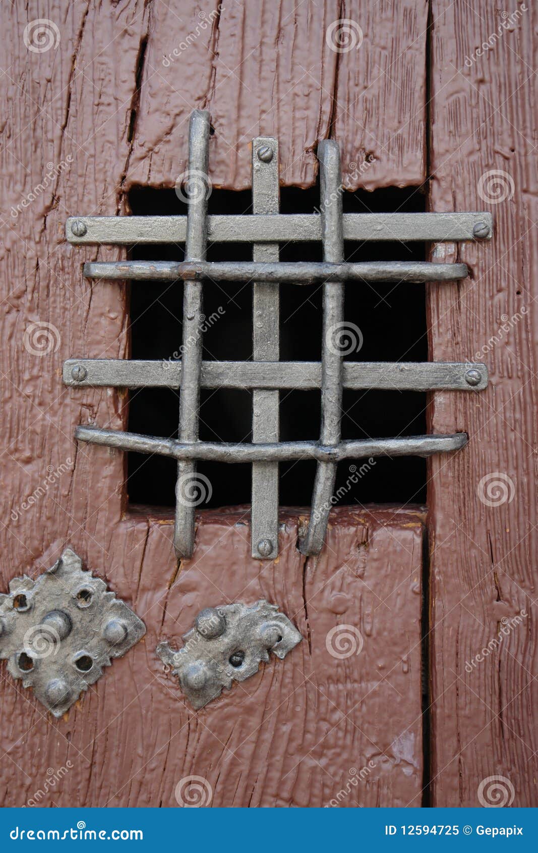 Iron Curtain stock image. Image of window, curtain, brown 12594725