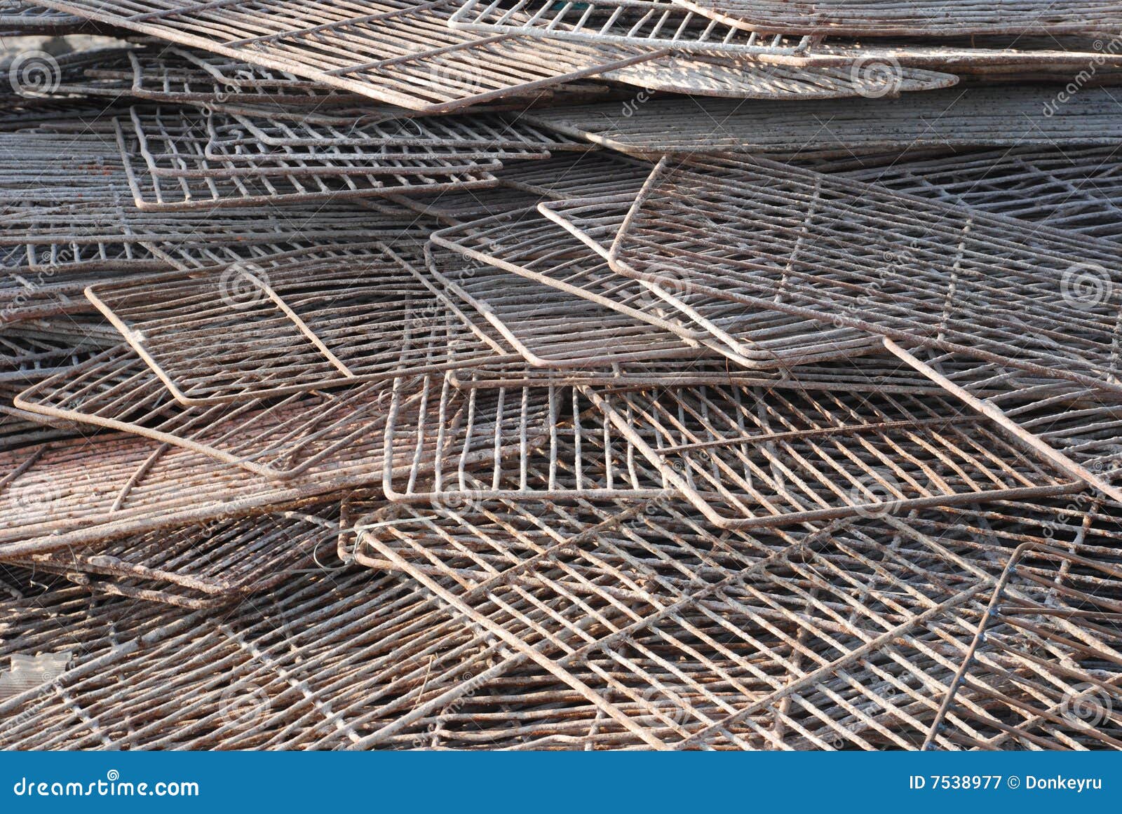 The iron gridiron pile stock image. Image of pileup, barring 7538977