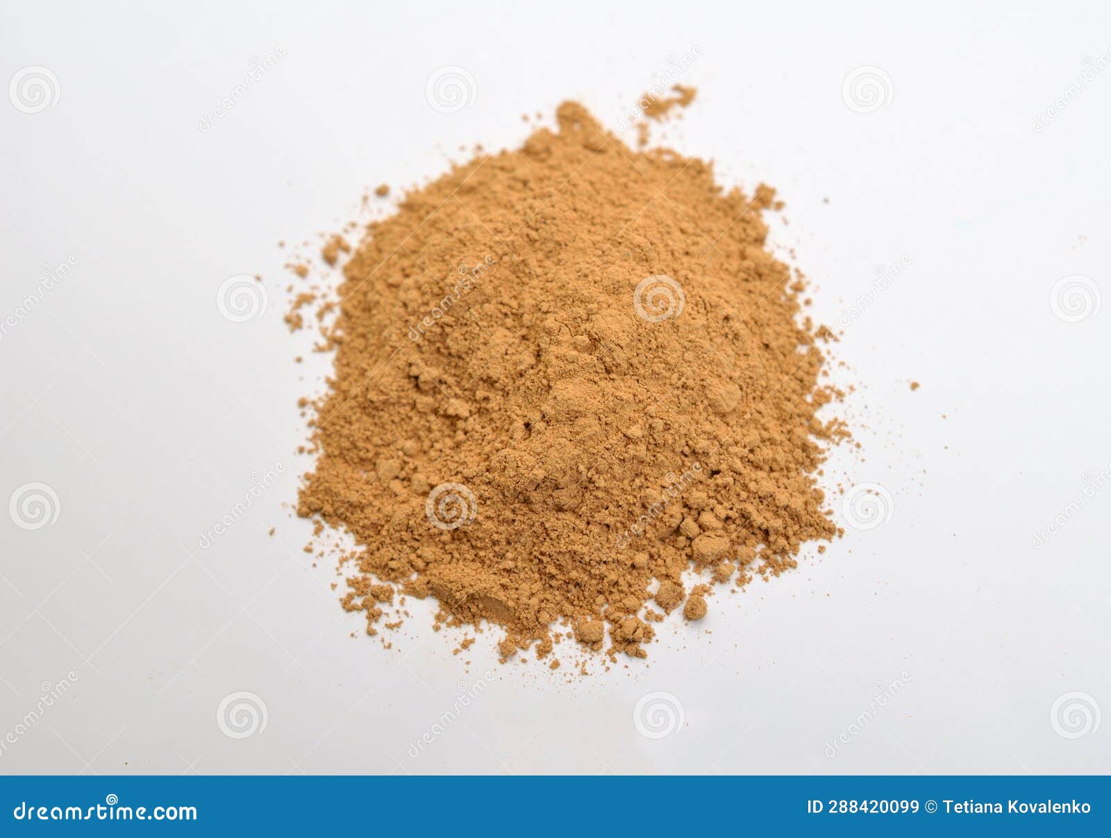 Iron II Carbonate or Ferrous Carbonate FeCO3 Stock Image Image of