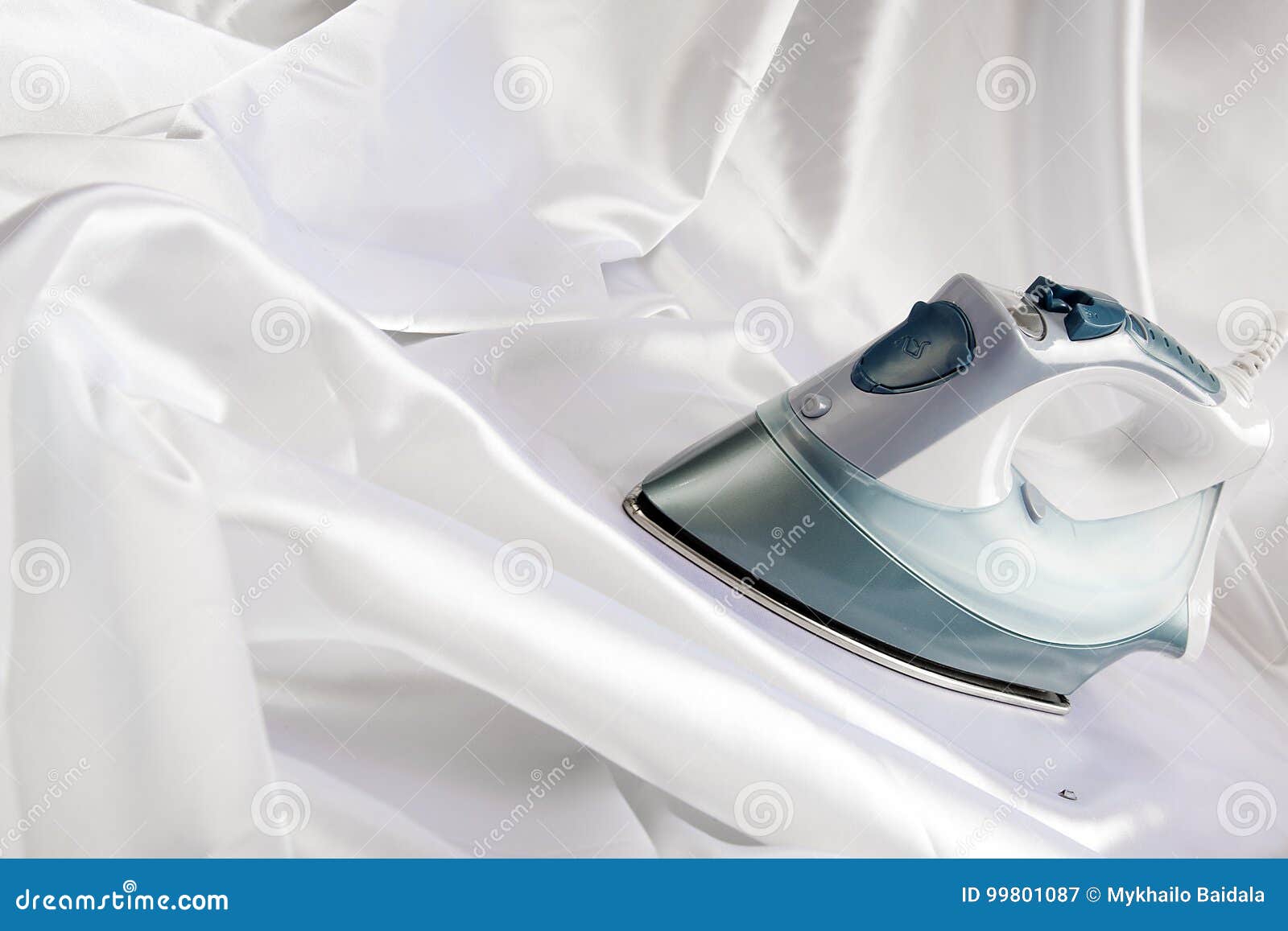 Iron ironing white cloth stock image. Image of device 99801087