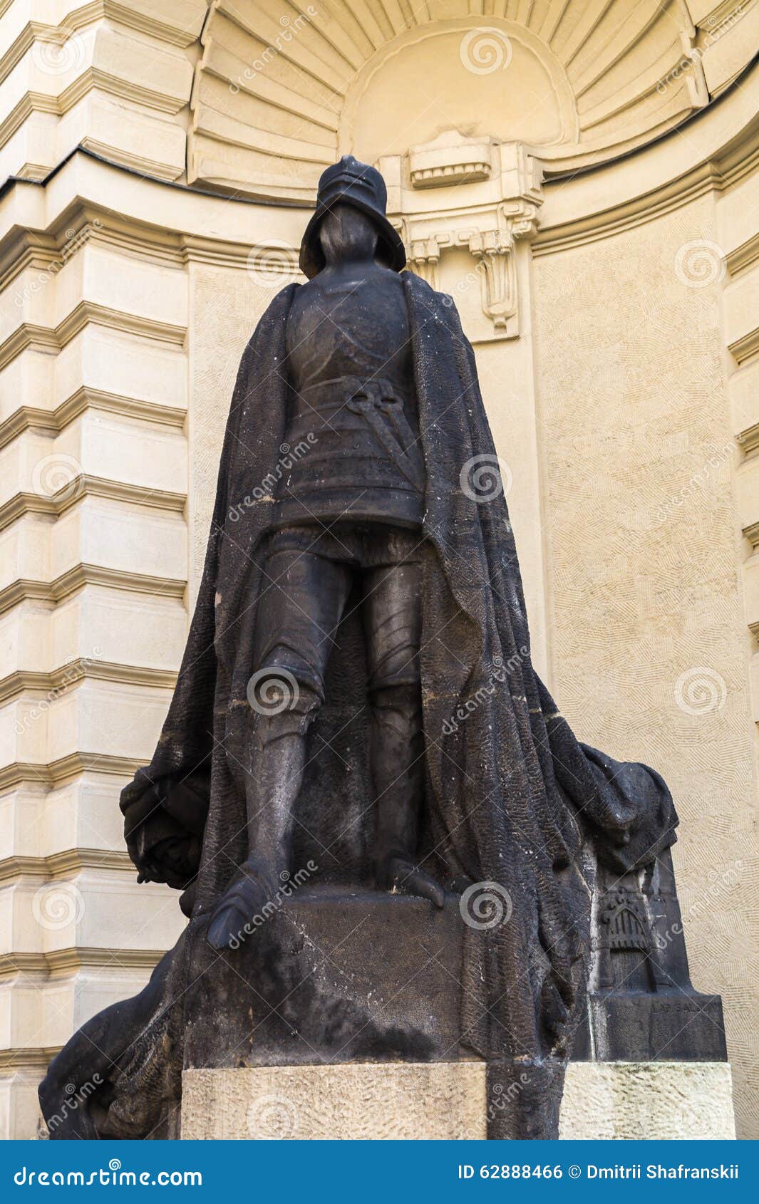 Iron Knight Statue stock photo. Image of vertical, town 62888466