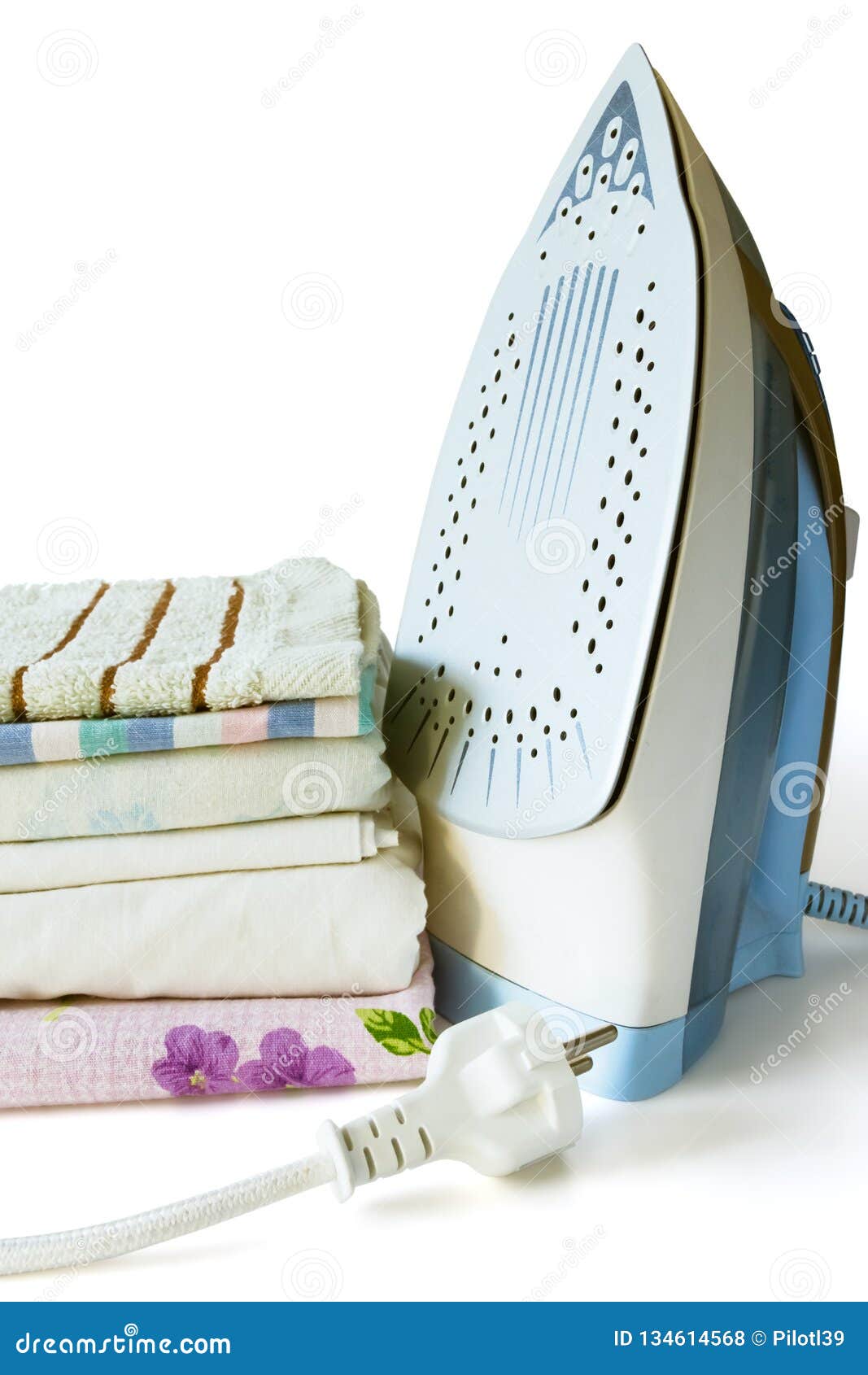 Iron and linen stock photo. Image of table, steam, background 134614568