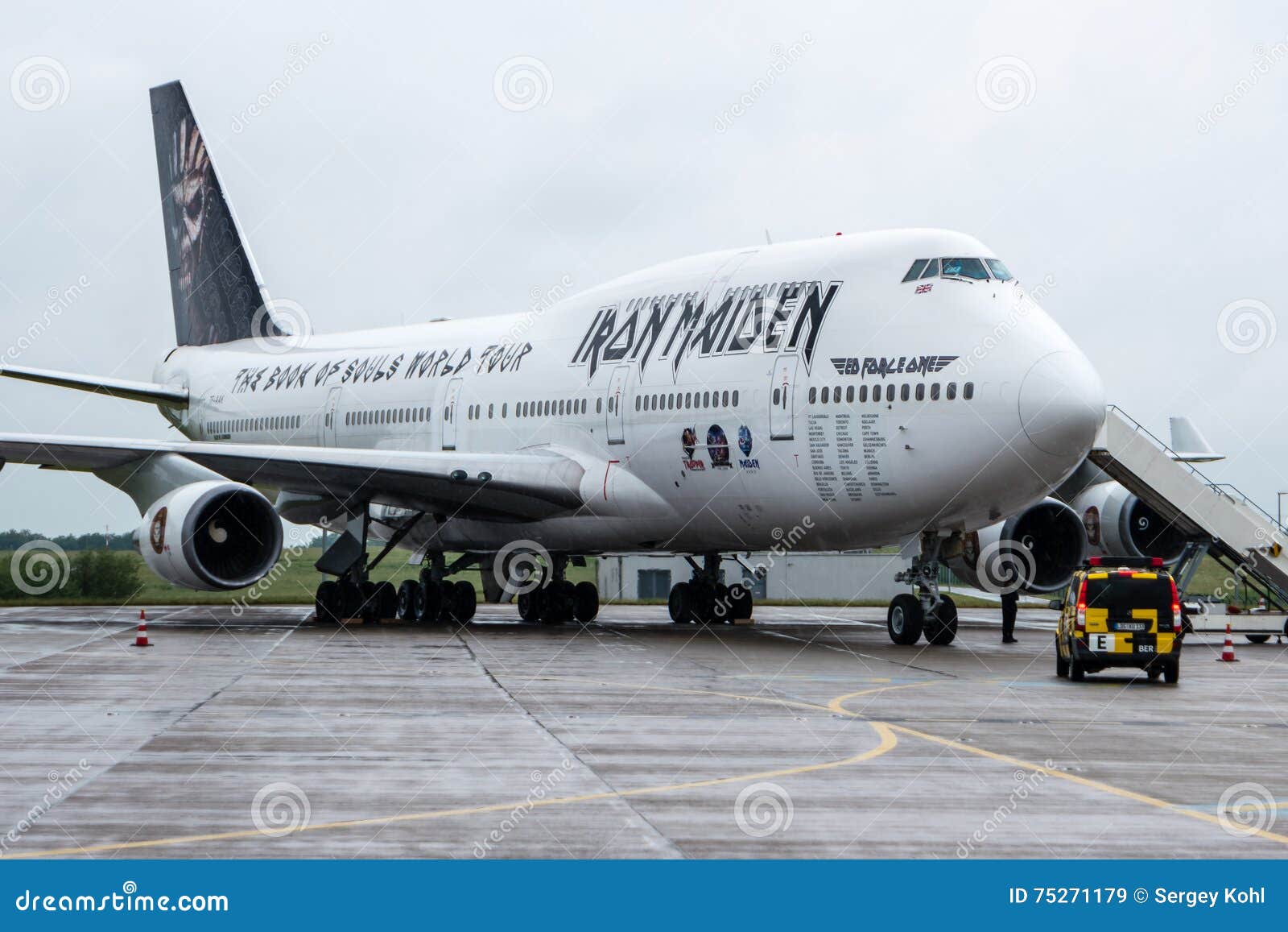 Iron Maiden S Boeing 747 Ed Force One Editorial Stock Image Iron Maiden S Boeing 747 Ed Force One Editorial Stock Image