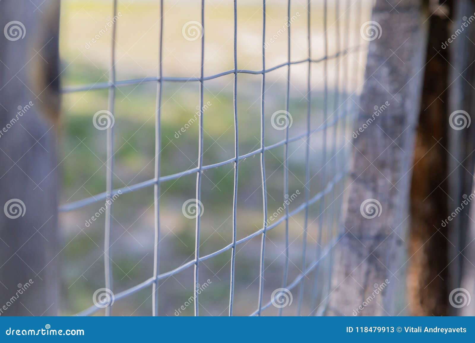 Iron Mesh for Fence with Rust and Paint. Stock Image Image of beach