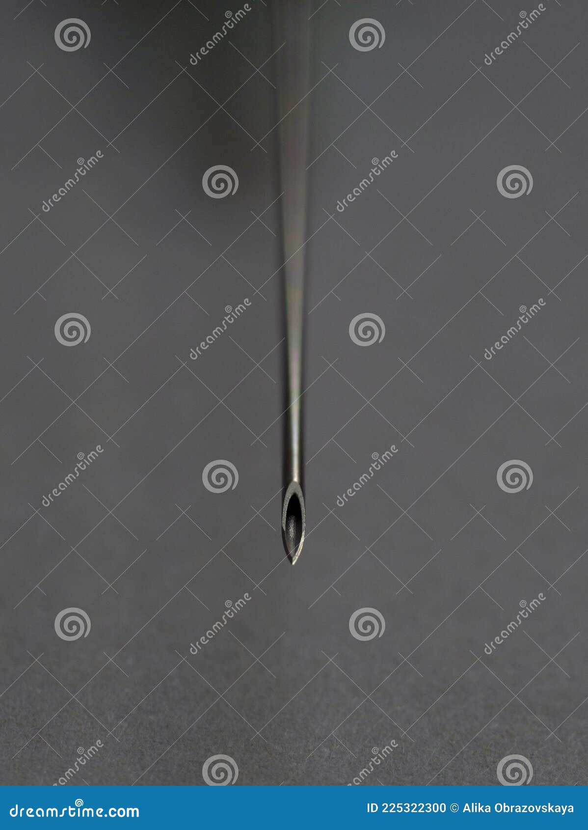 Iron Needle of a Syringe Close-up Stock Photo - Image of inscription ...