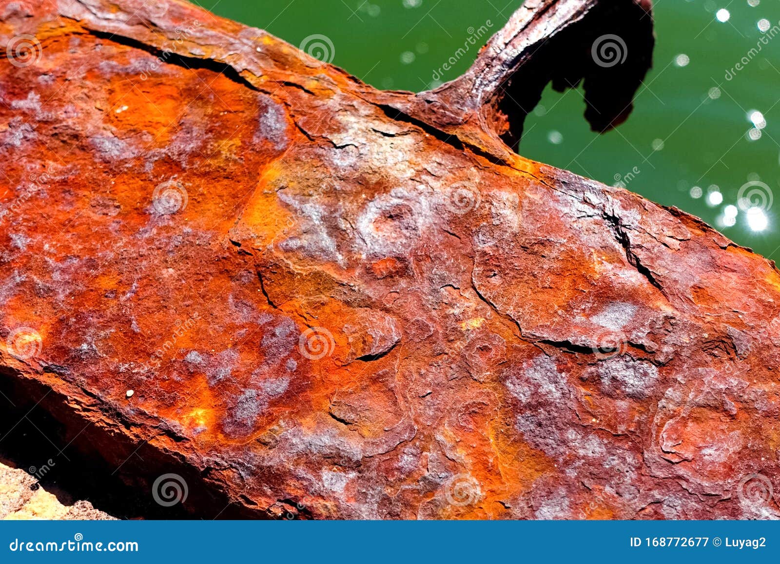 Iron oxide, rusting steel stock image. Image of cruel - 168772677