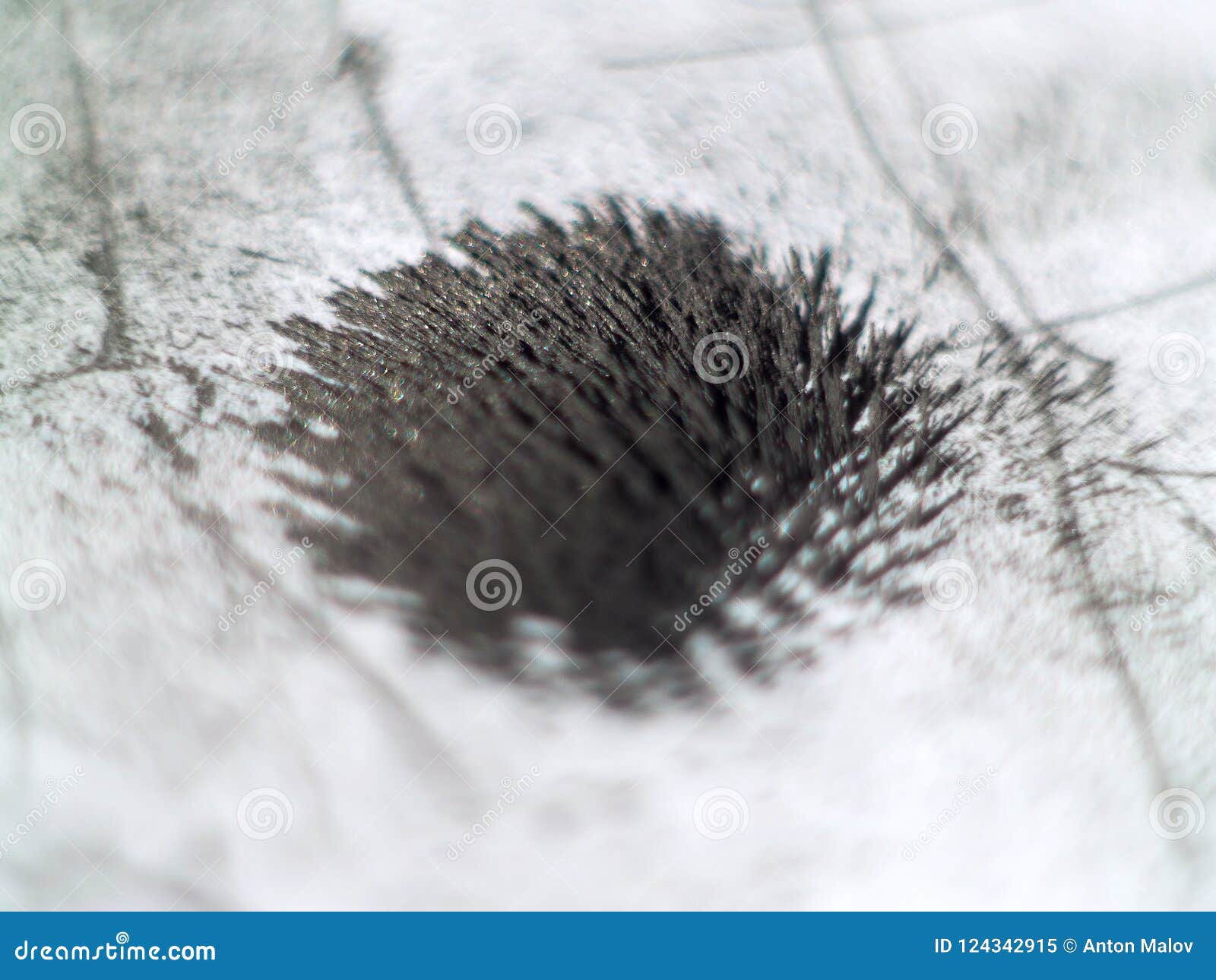 Iron Dust, Aluminum Dust, Iron Powder Stock Photo, Picture and