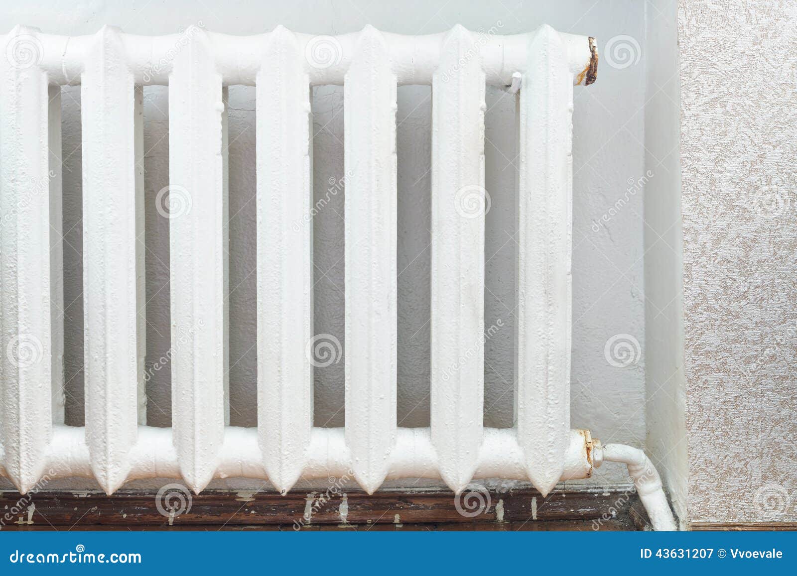 Iron Radiator of Water Heating in Home Stock Image Image of radiator