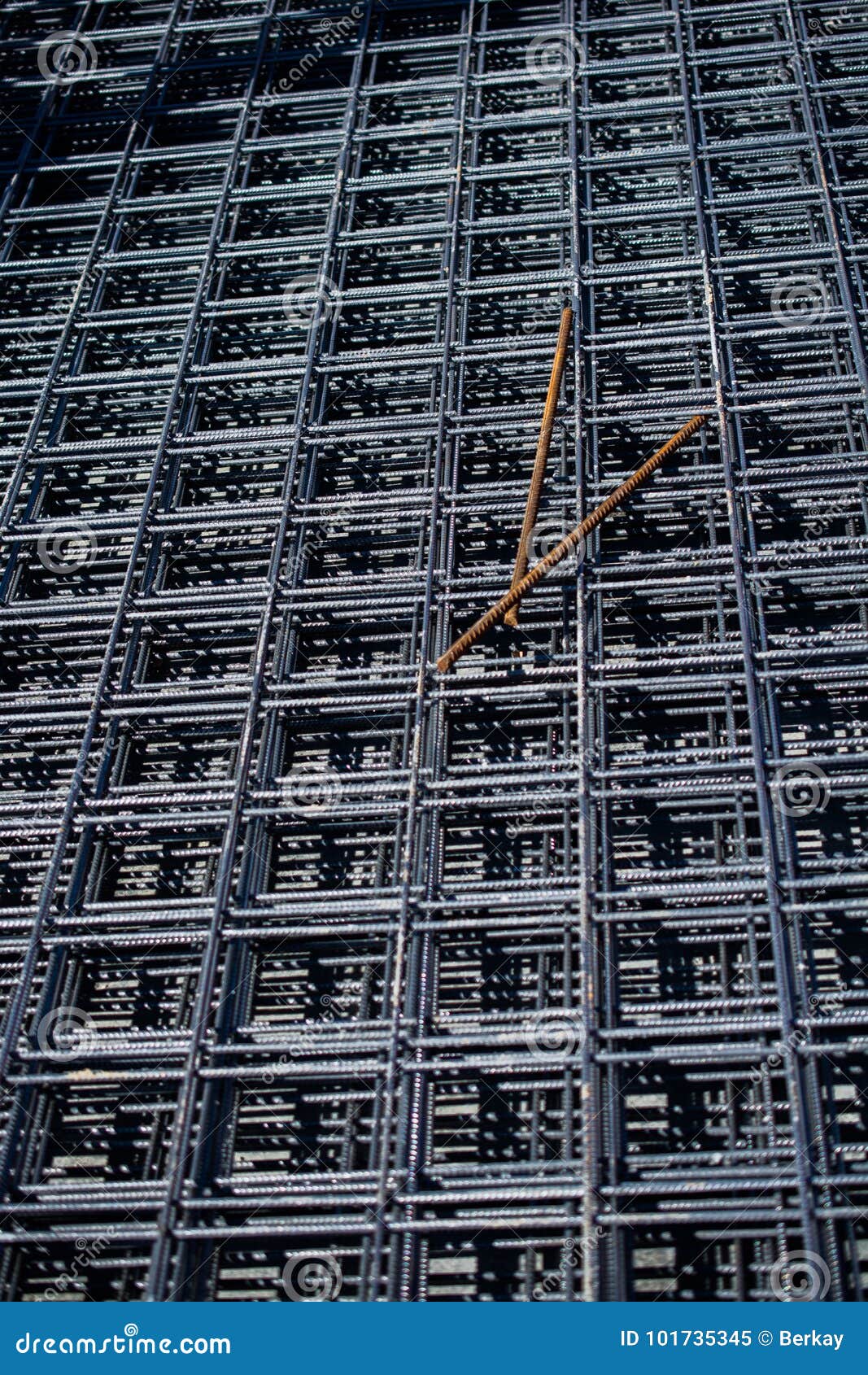 Iron Reinforcement Bars for Construction Stock Image Image of construction, industrial 101735345