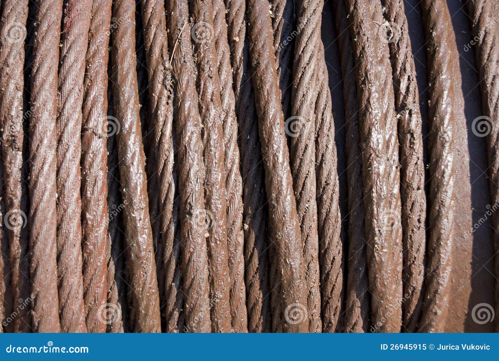 Iron rope stock image. Image of equipment, cord, bundle 26945915
