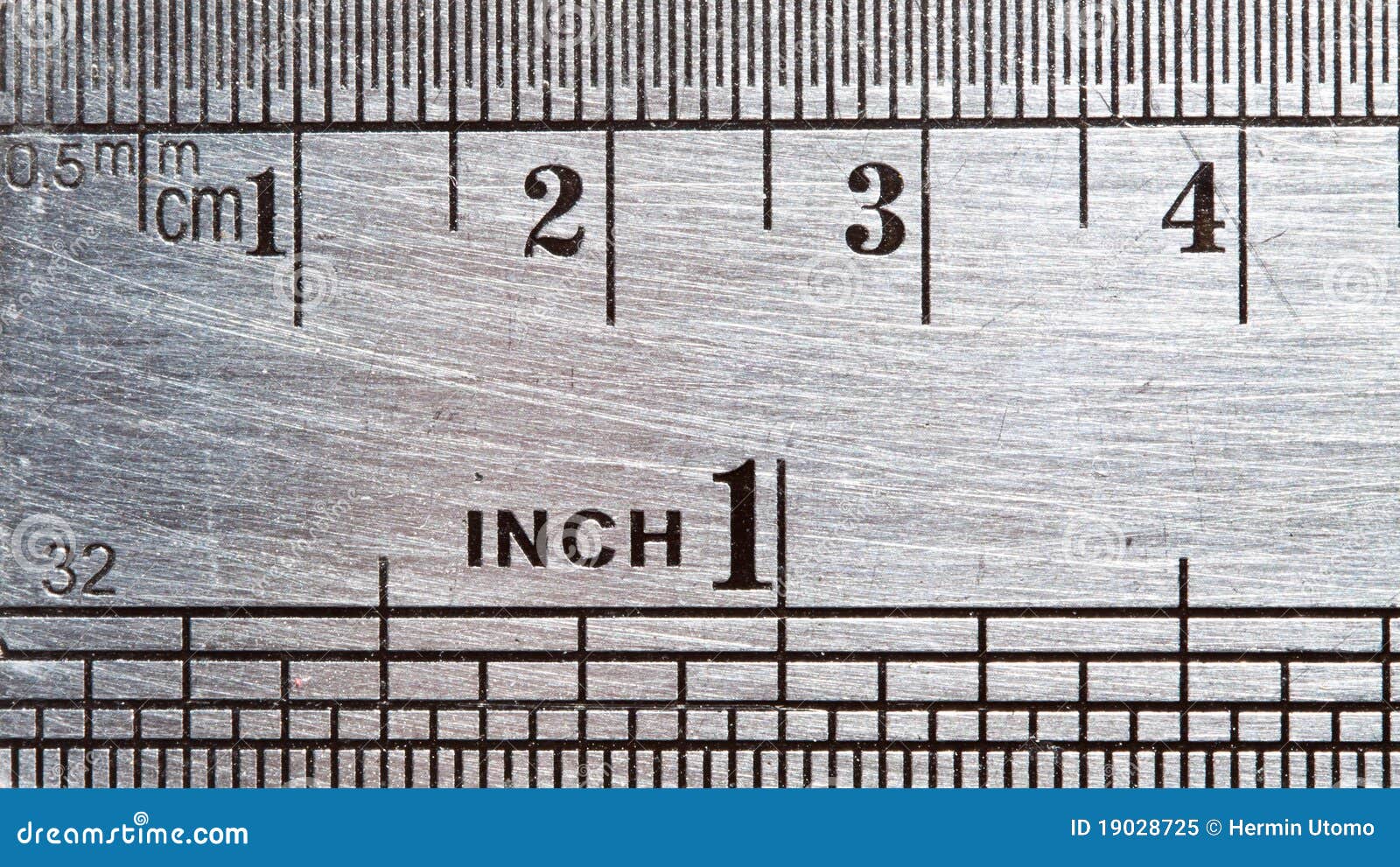 Close Photo Small Ruler Stock Photo 329306987