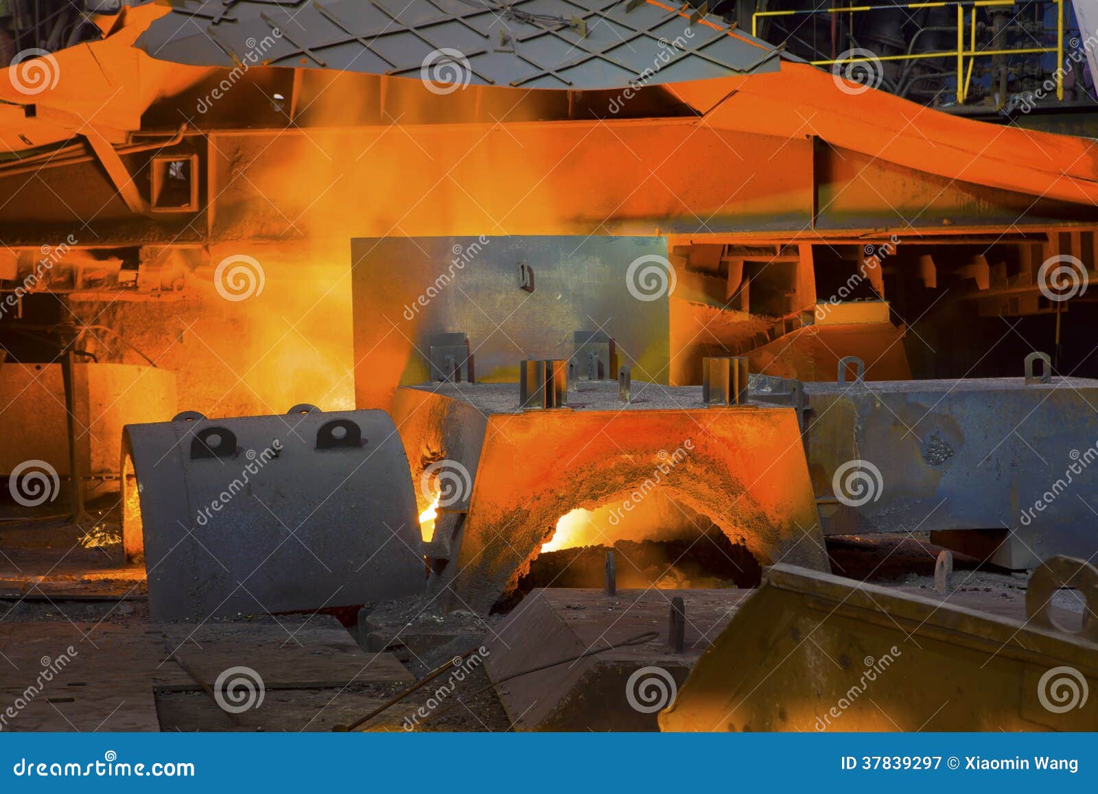 Iron and steel industry stock image. Image of steel, furnace 37839297