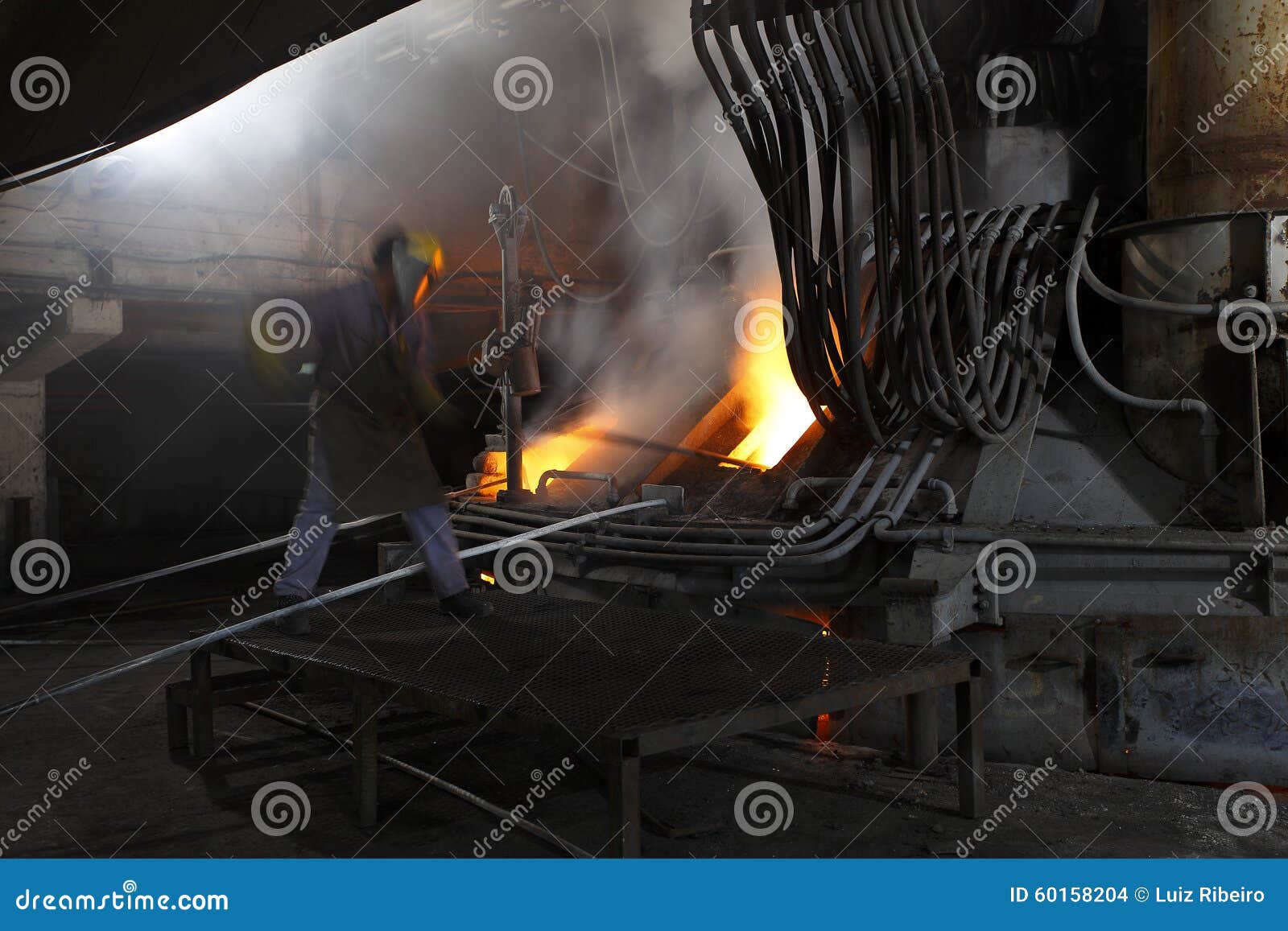 Iron and steel industry editorial stock image. Image of metallurgical
