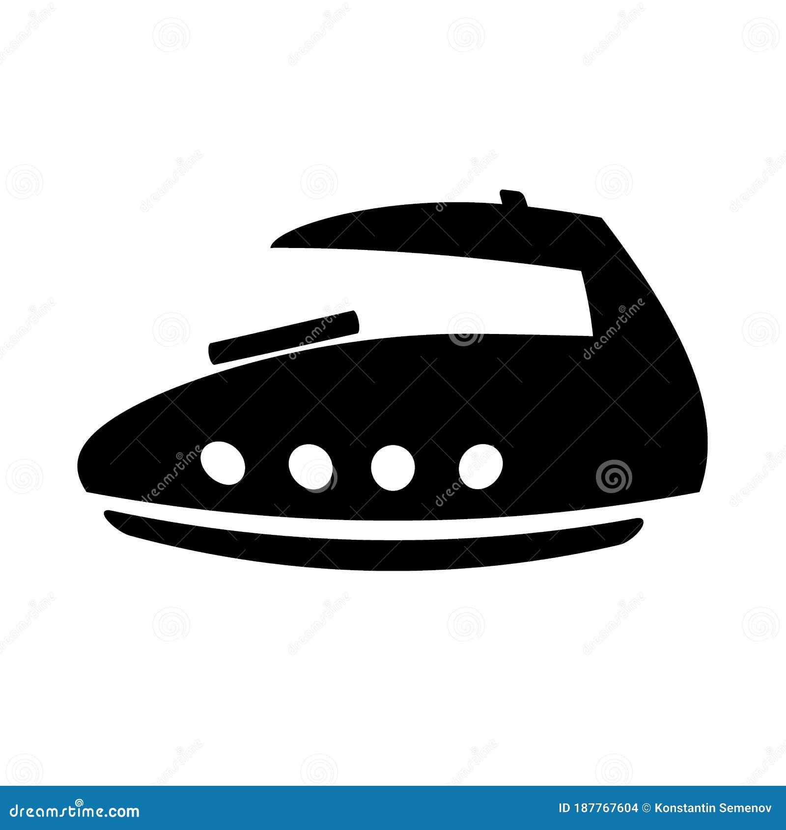 Iron symbol icon stock illustration. Illustration of electrical 187767604