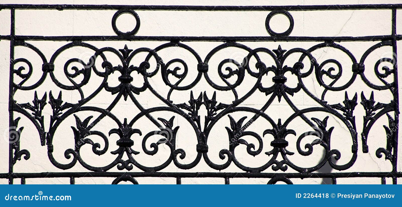 Iron work detail. stock photo. Image of metallic, style - 2264418