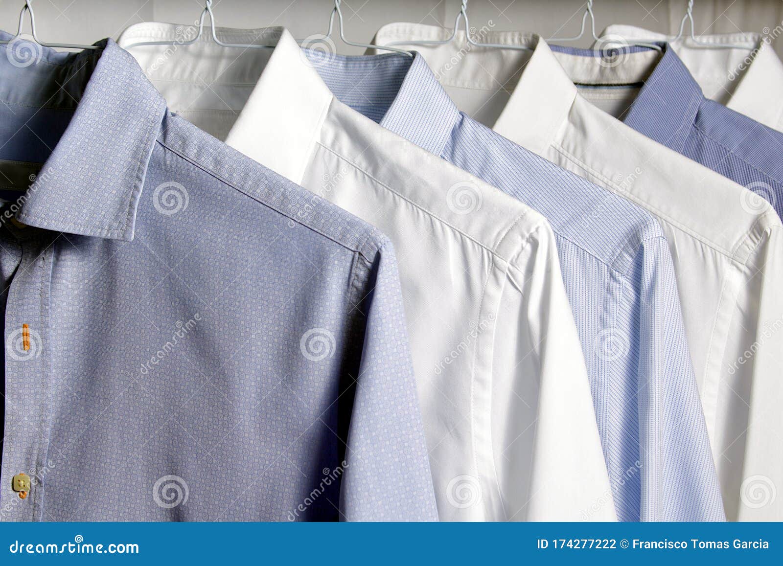 Ironed Shirt at the Dry Cleaners Stock Photo Image of cotton, hanger