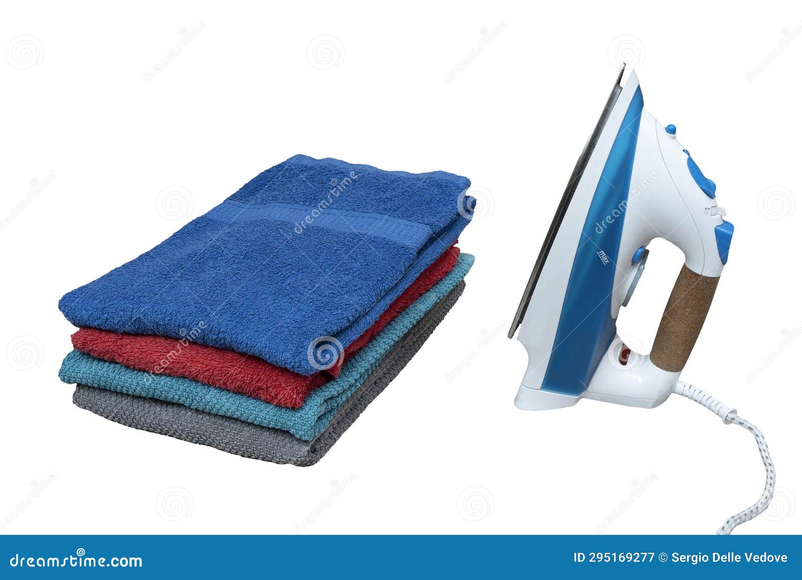 Ironed towels stock image. Image of basket, housewife 295169277