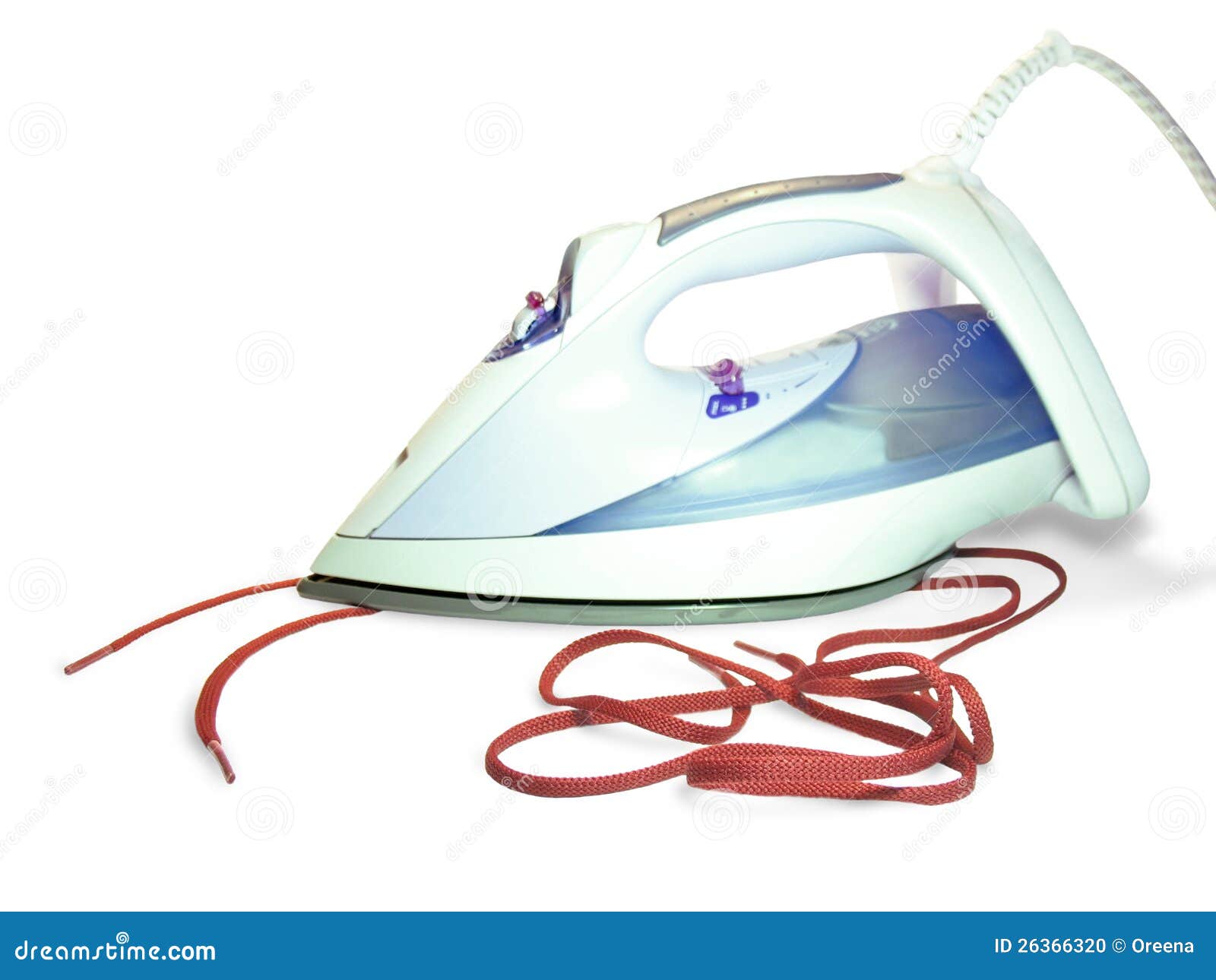 Ironing of shoelaces stock photo. Image of bootlaces 26366320