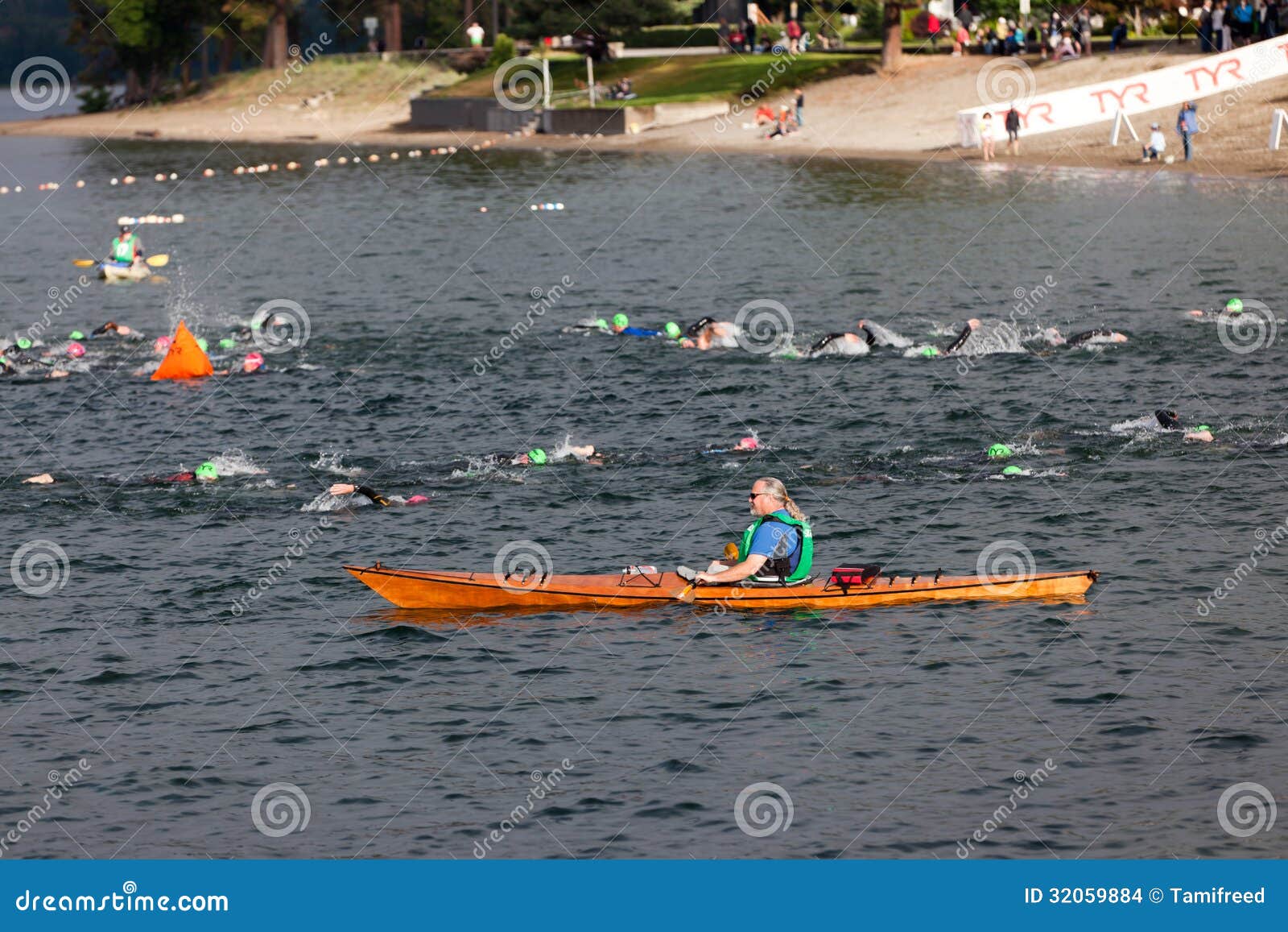 Ironman Coeur d Alene editorial stock image. Image of qualify 32059884