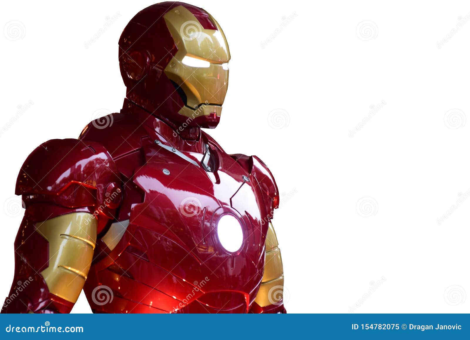 Ironman / Iron Man Marvel`s Superhero Isolated on White Background  Editorial Image - Image of background, comic: 154782075