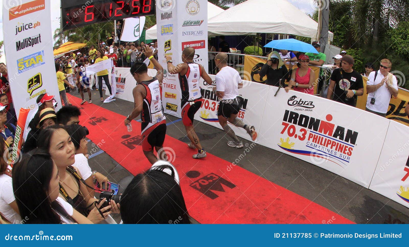 Ironman Philippines Marathon Run Race Finish Editorial Image Image of